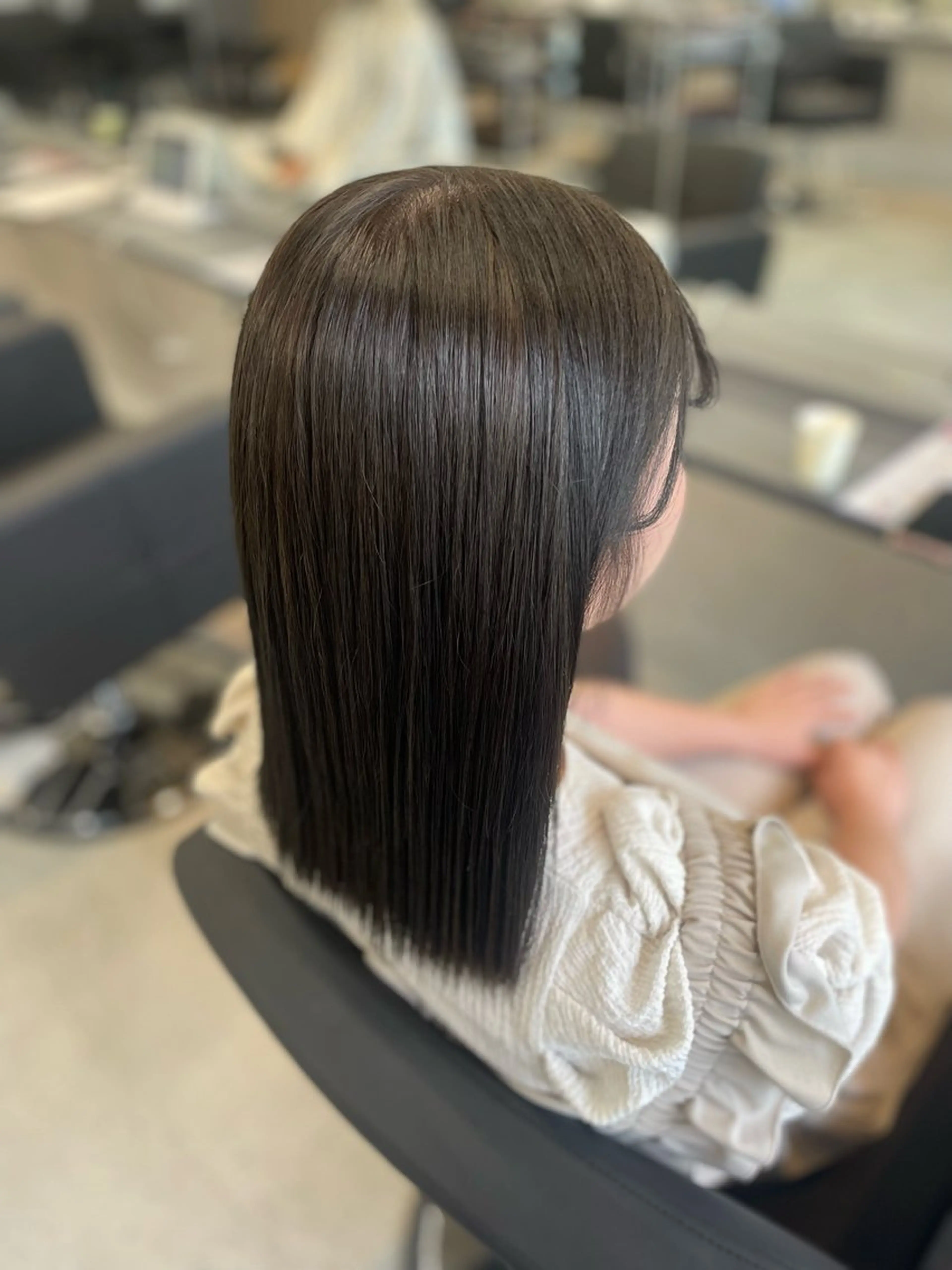 セミロング カラー mahiro/ パーマ/メンズのヘアスタイル