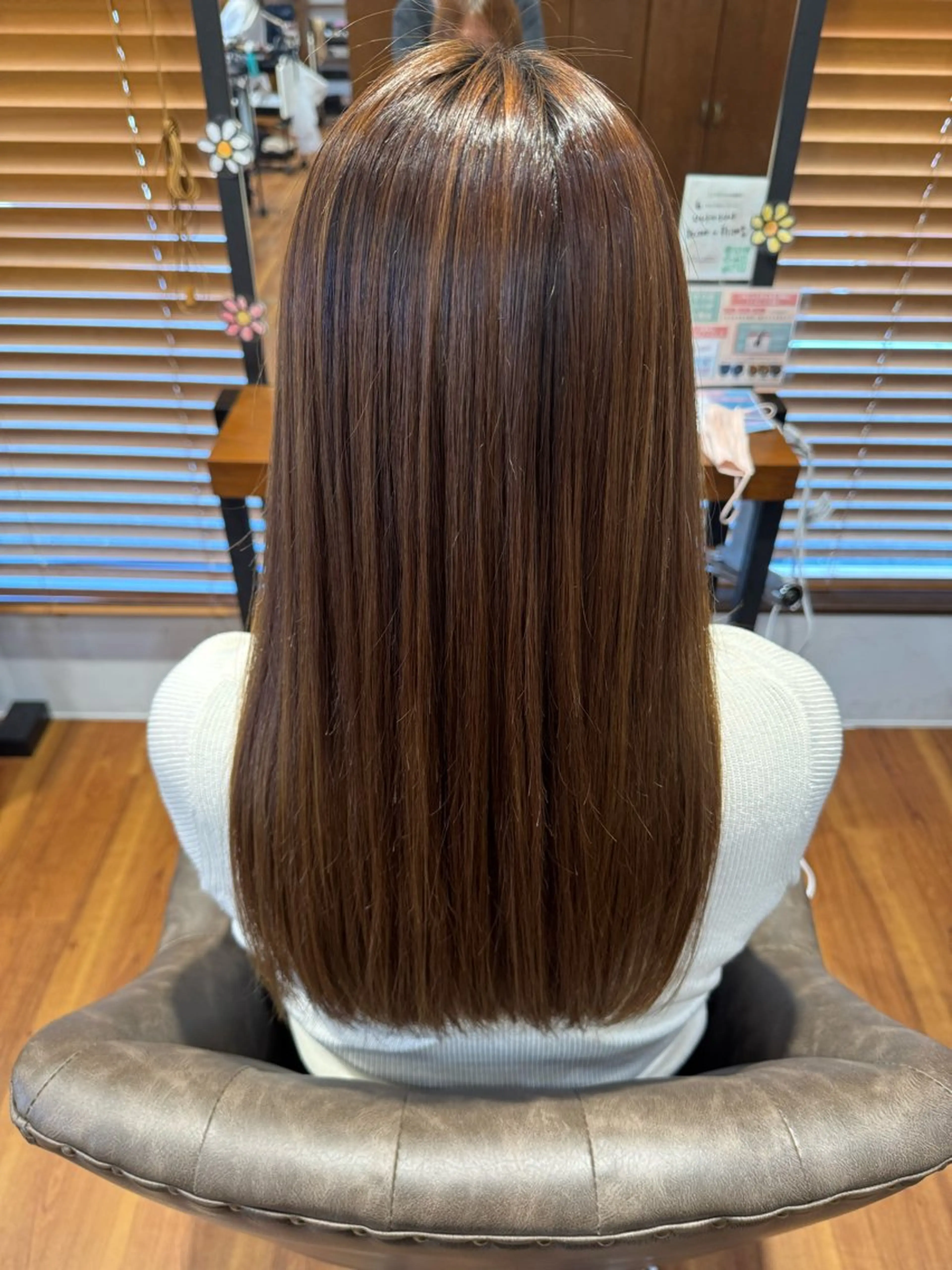 ロング 透明感×深み オリーブ🌿‬NAOのヘアスタイル