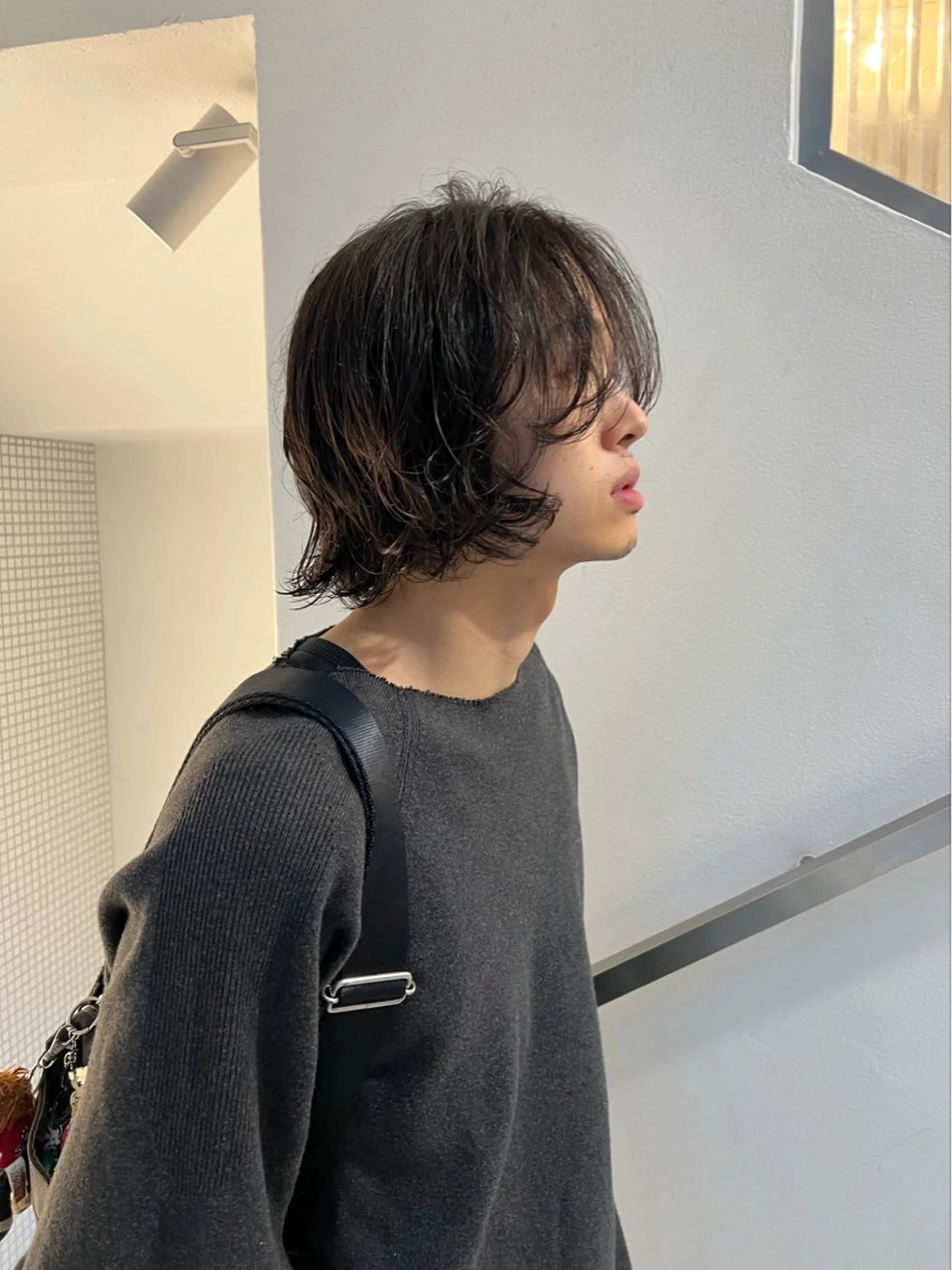 ショート パーマ メンズ ⭐︎ハイトーン /レイヤー✩momoのヘアスタイル