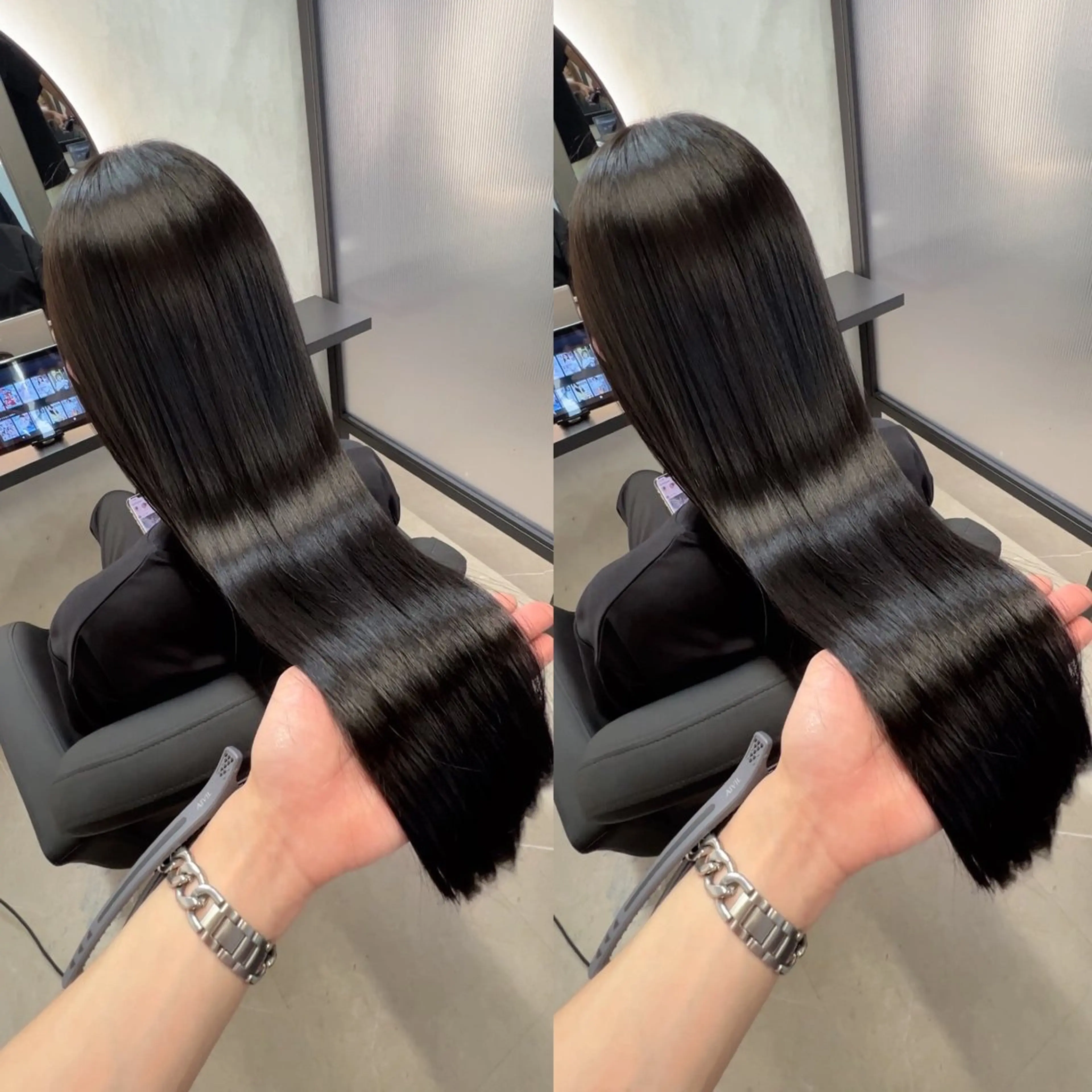 ロング カット トリートメント 新宿/韓国風レイヤー 髪質改善/ジャッキーのヘアスタイル