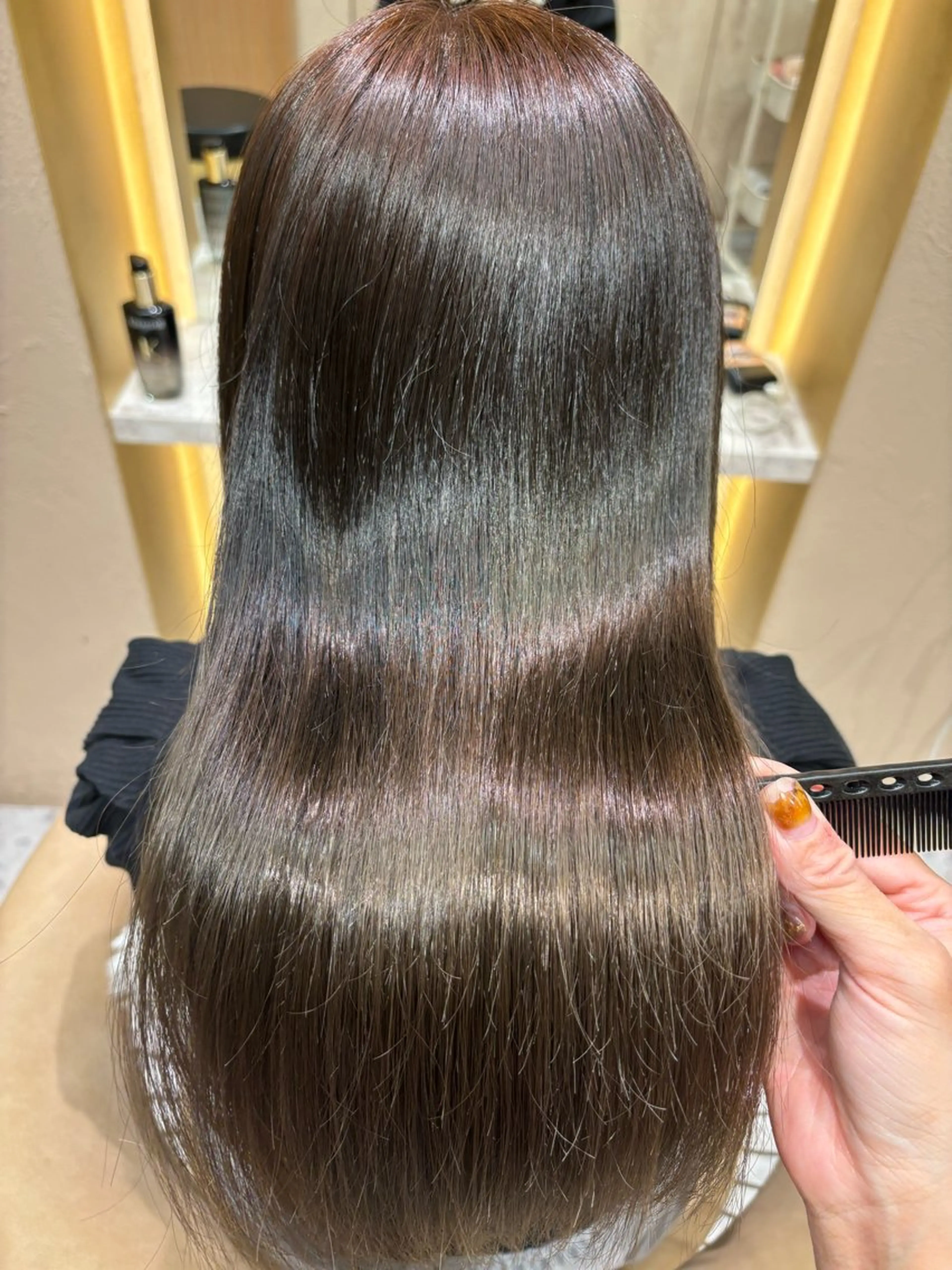 セミロング カラー あかね☆ヘアアレンジ /ボブ/縮毛矯正のヘアスタイル