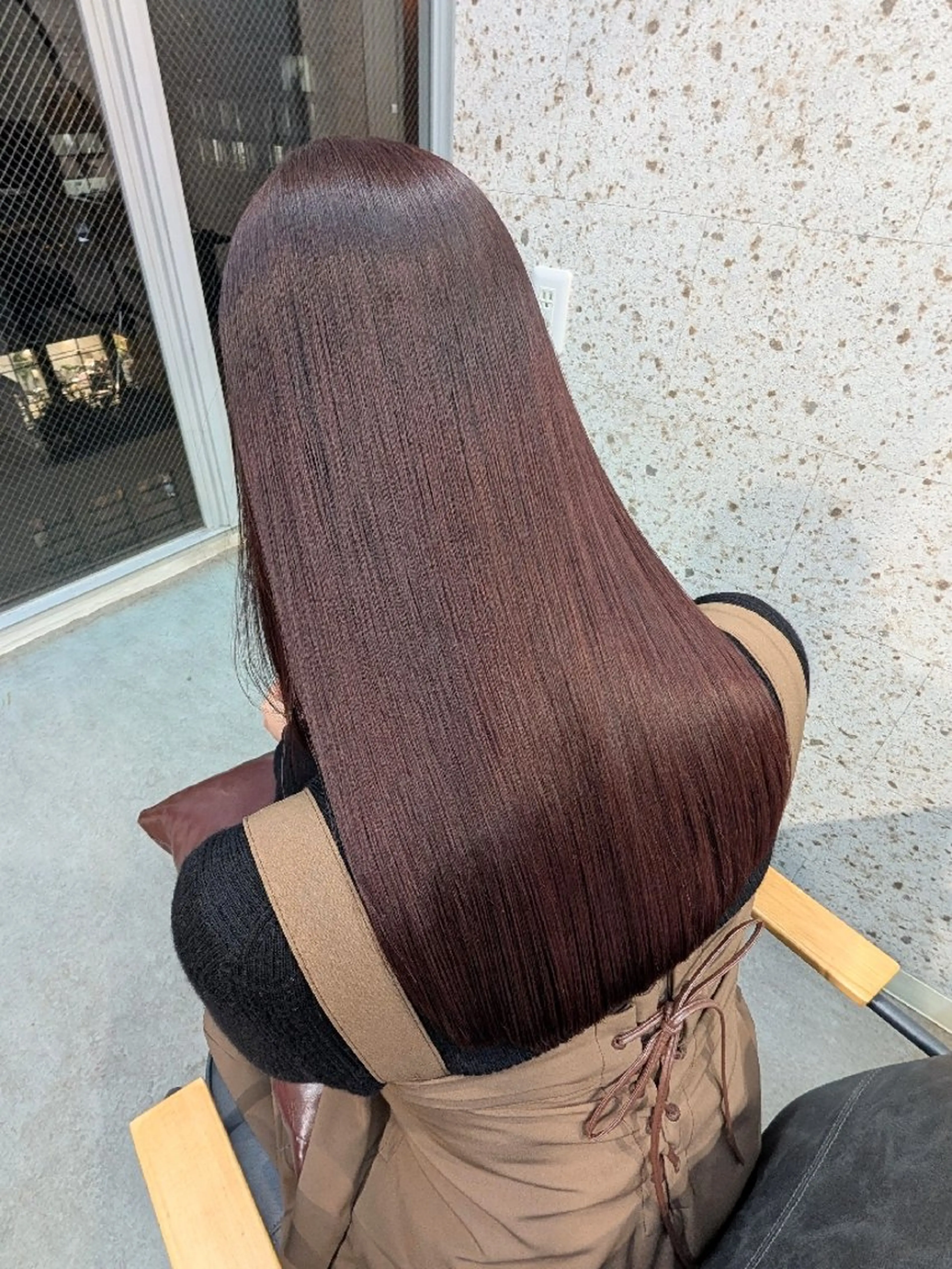 ロング カラー 髪質改善 縮毛矯正 トリートメント Mood hair salon所属・髪質改善.縮毛矯正 ×韓国ヘアyukiのヘアスタイル