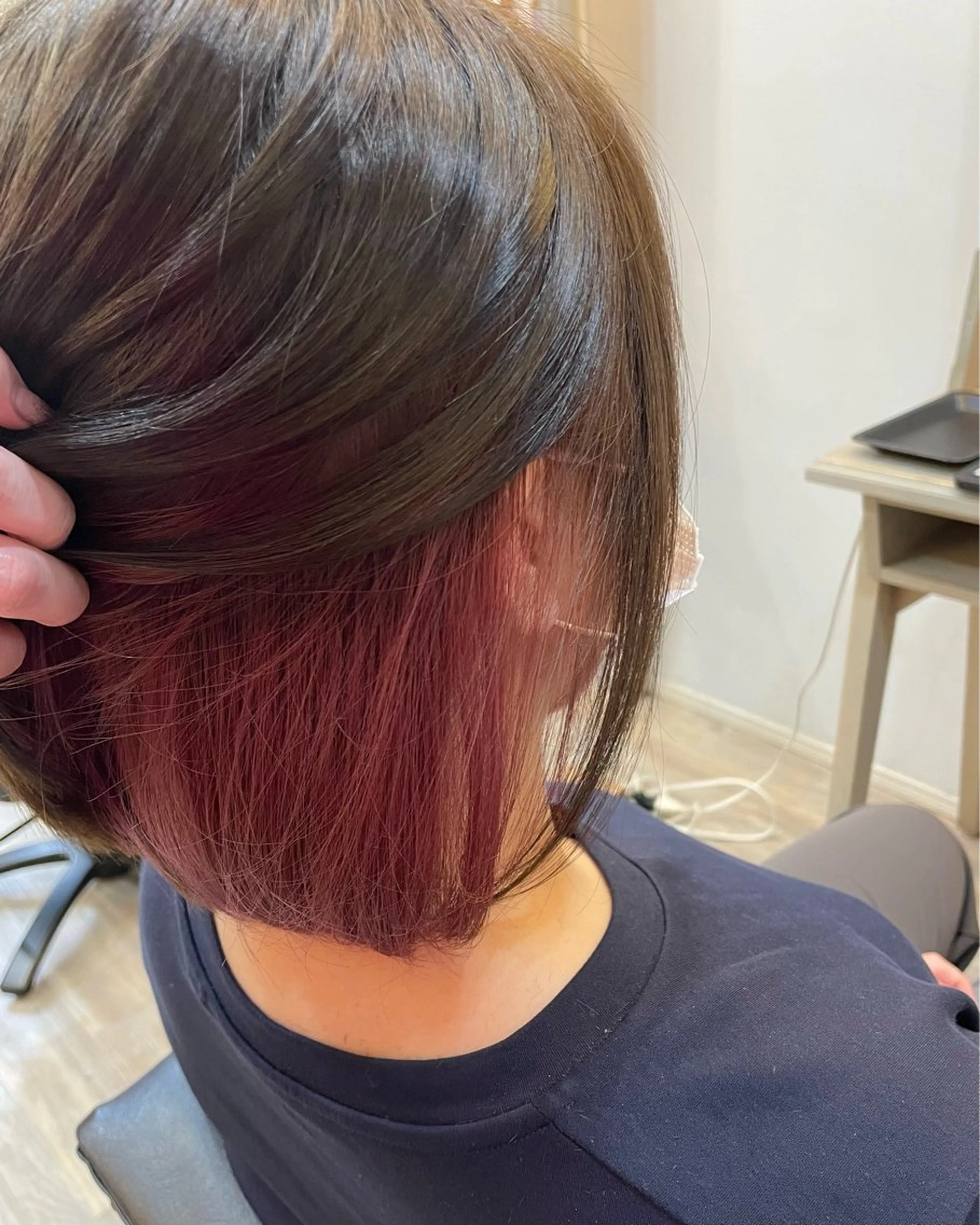 ショート カラー インナーカラー ピンクカラー カット ヘアカラー APPEL hair＆eyelash所属・APPEL / fujiiのヘアスタイル