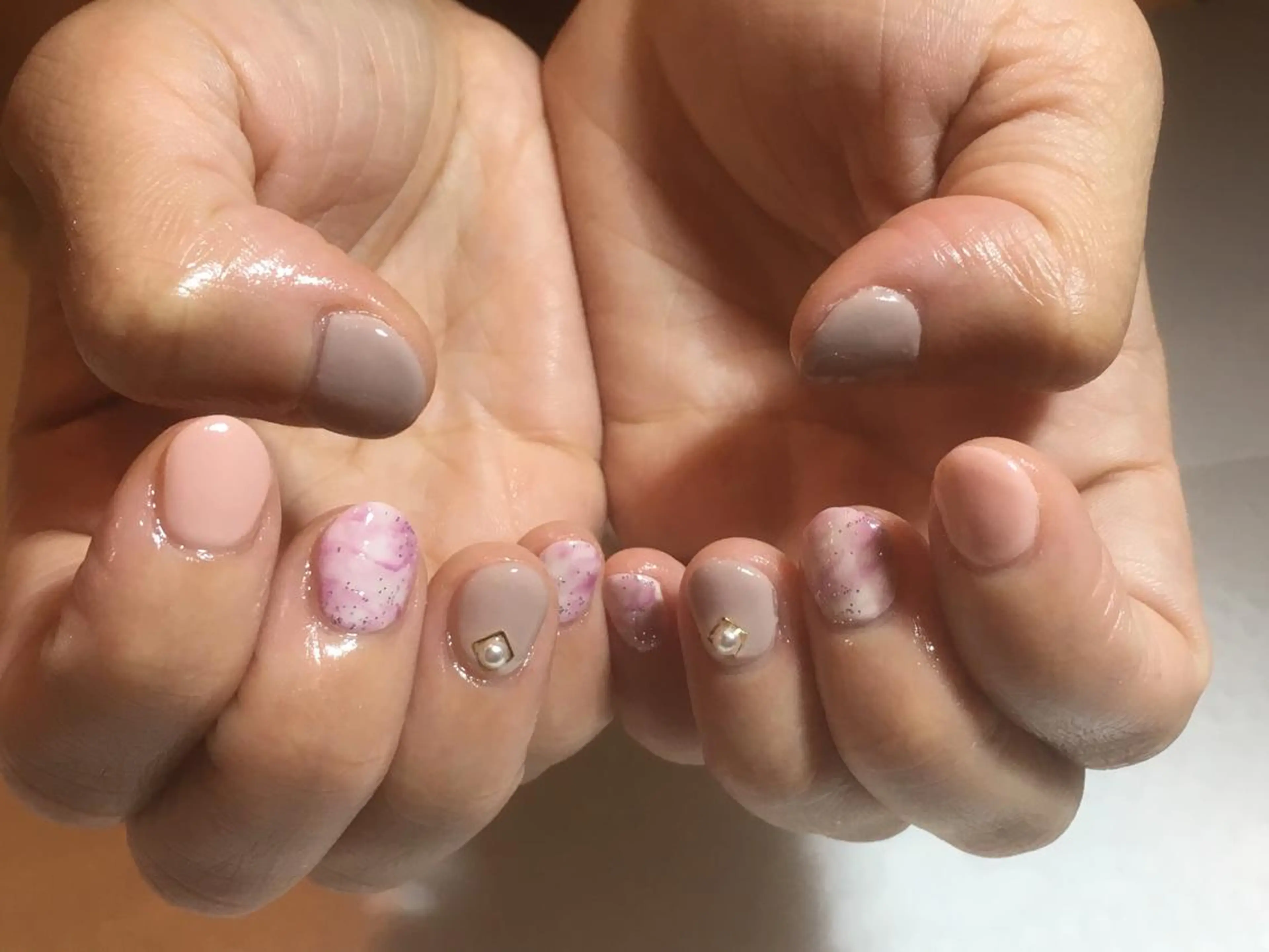 ネイル 持ち込み シンプルネイル 古川 里美のネイルデザイン