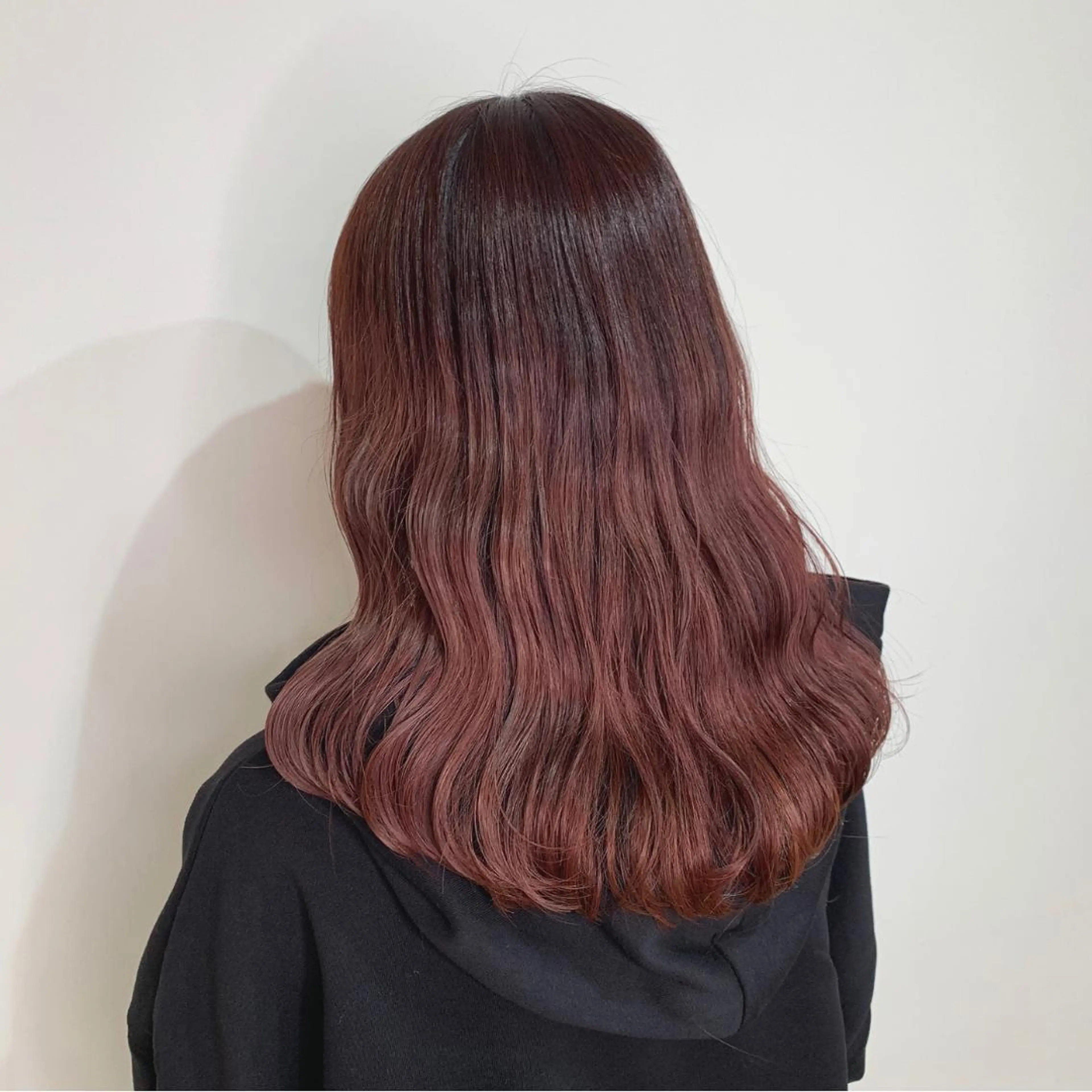 セミロング カラー カット ヘアカラー HARUKA韓国ヘア /Luana梅田のヘアスタイル