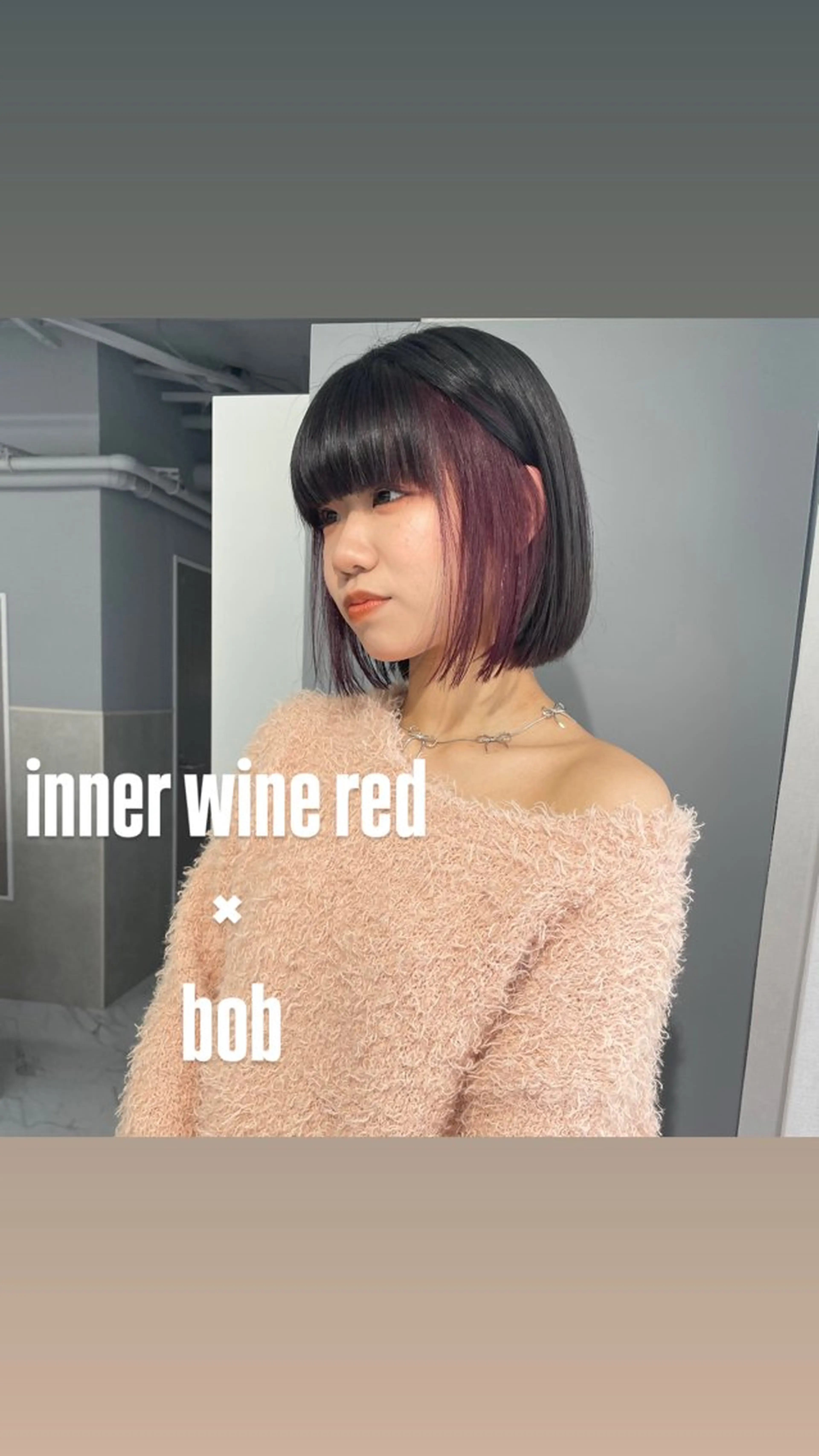 ショート カラー レッドカラー ヘアカラー ハイトーン/ボブ /HBL/AYUNAのヘアスタイル