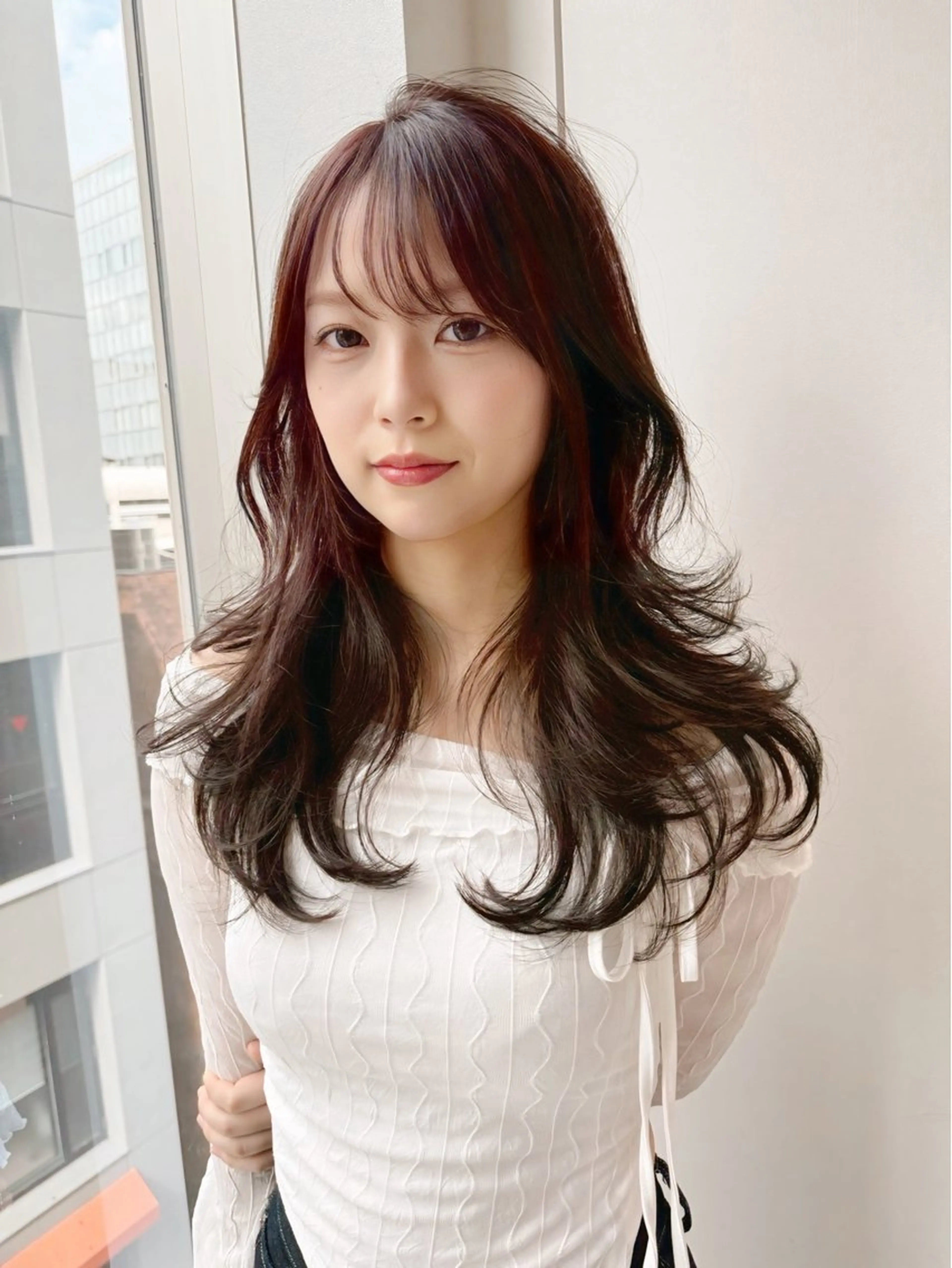 ロング カラー カット ヘアカラー 💎髪質改善💎 LondMeliaのヘアスタイル