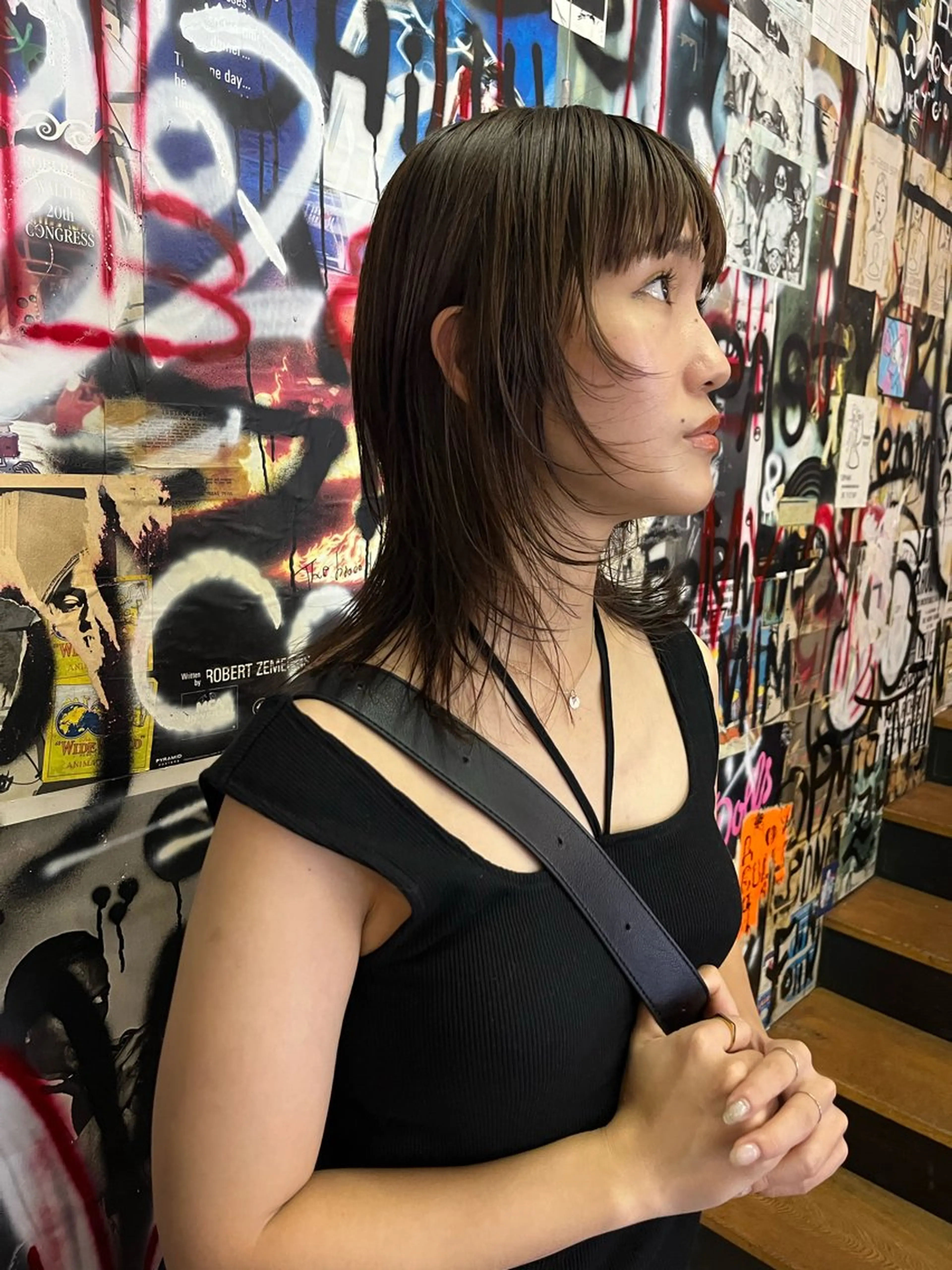 セミロング カット NOUN所属・eri kinjoのヘアスタイル