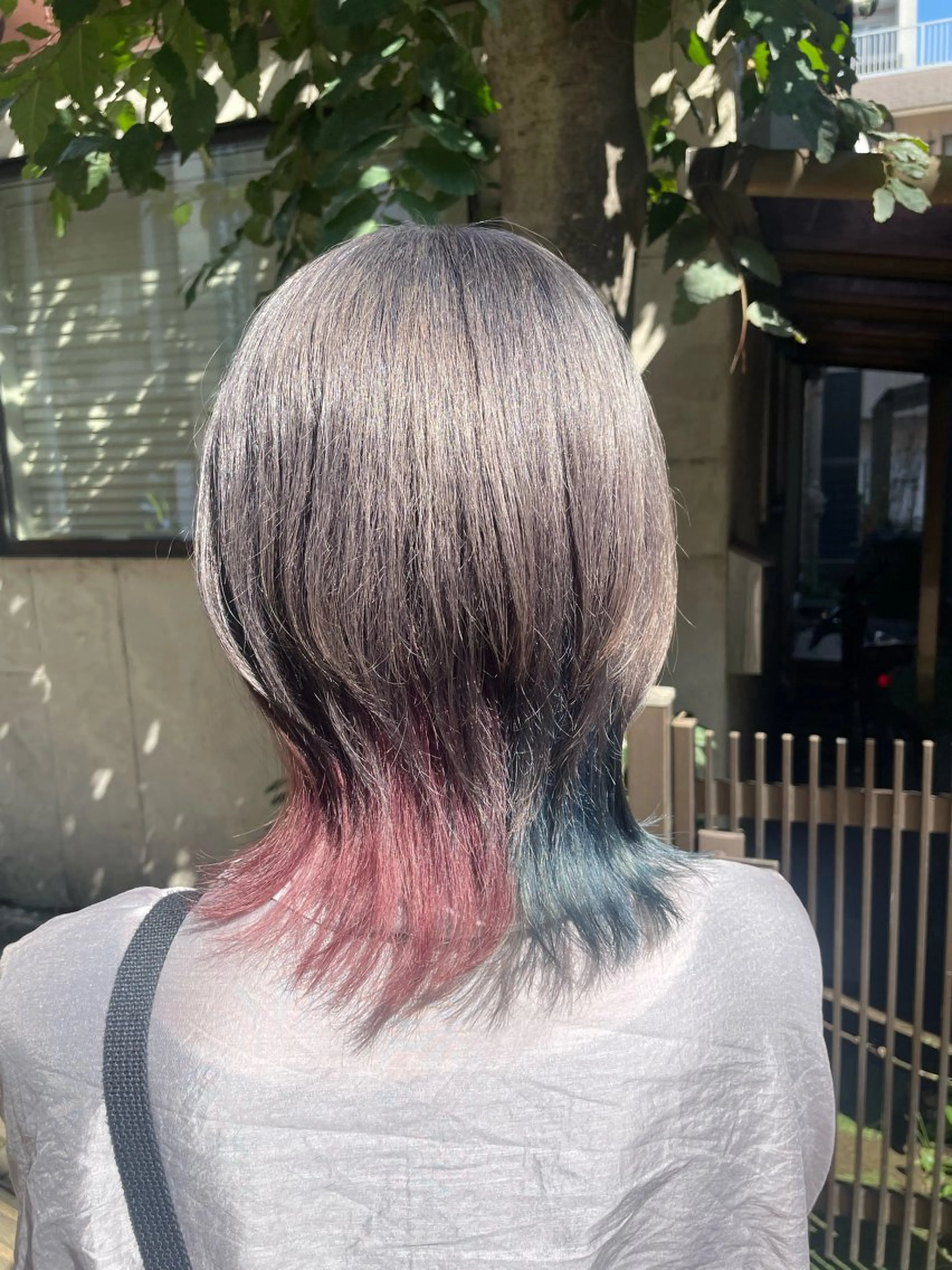 セミロング カラー ウルフカット iLi🫧kim ryongna🦋のヘアスタイル