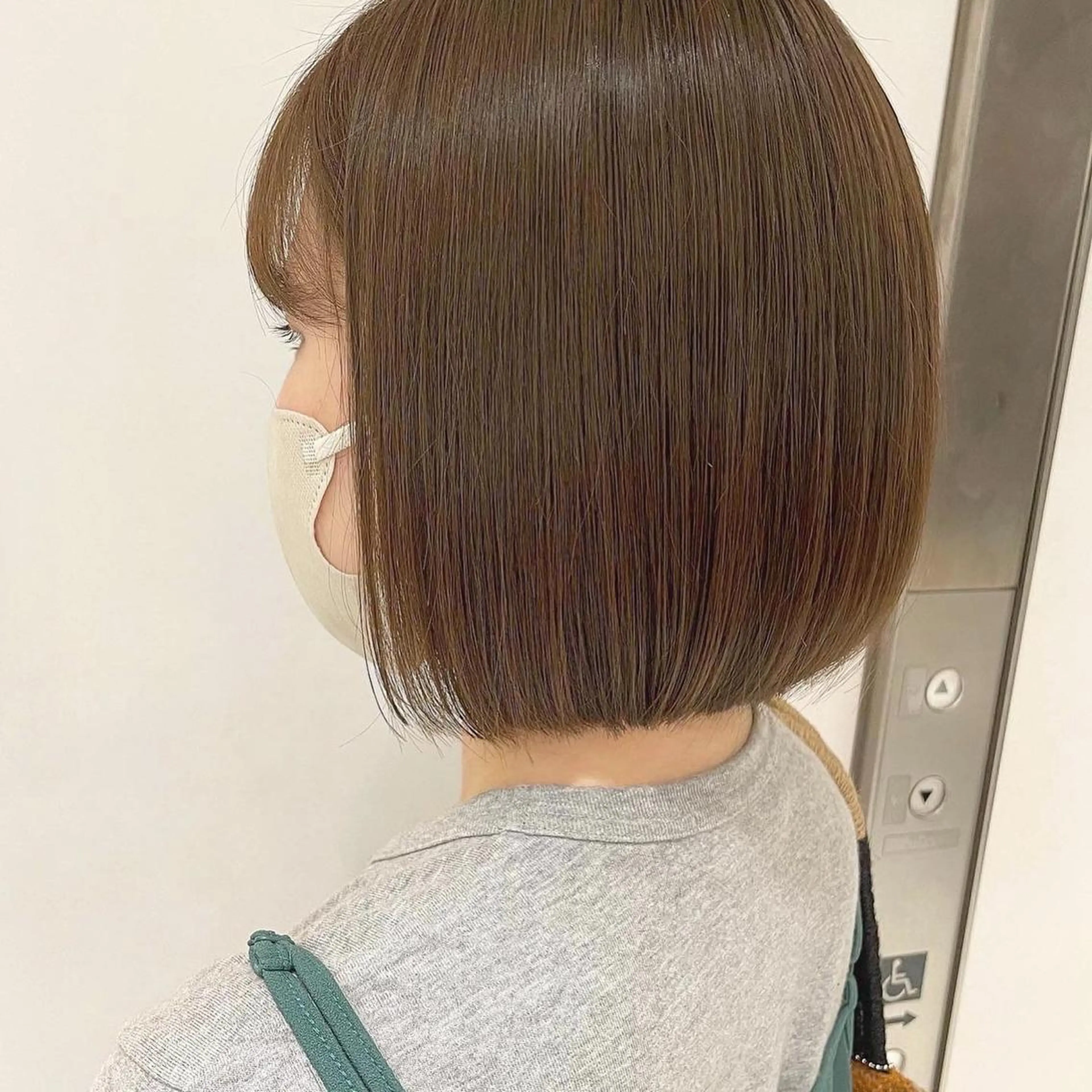 カラー 垢抜けヘア 韓国ヘア銀座近下菜央のヘアスタイル