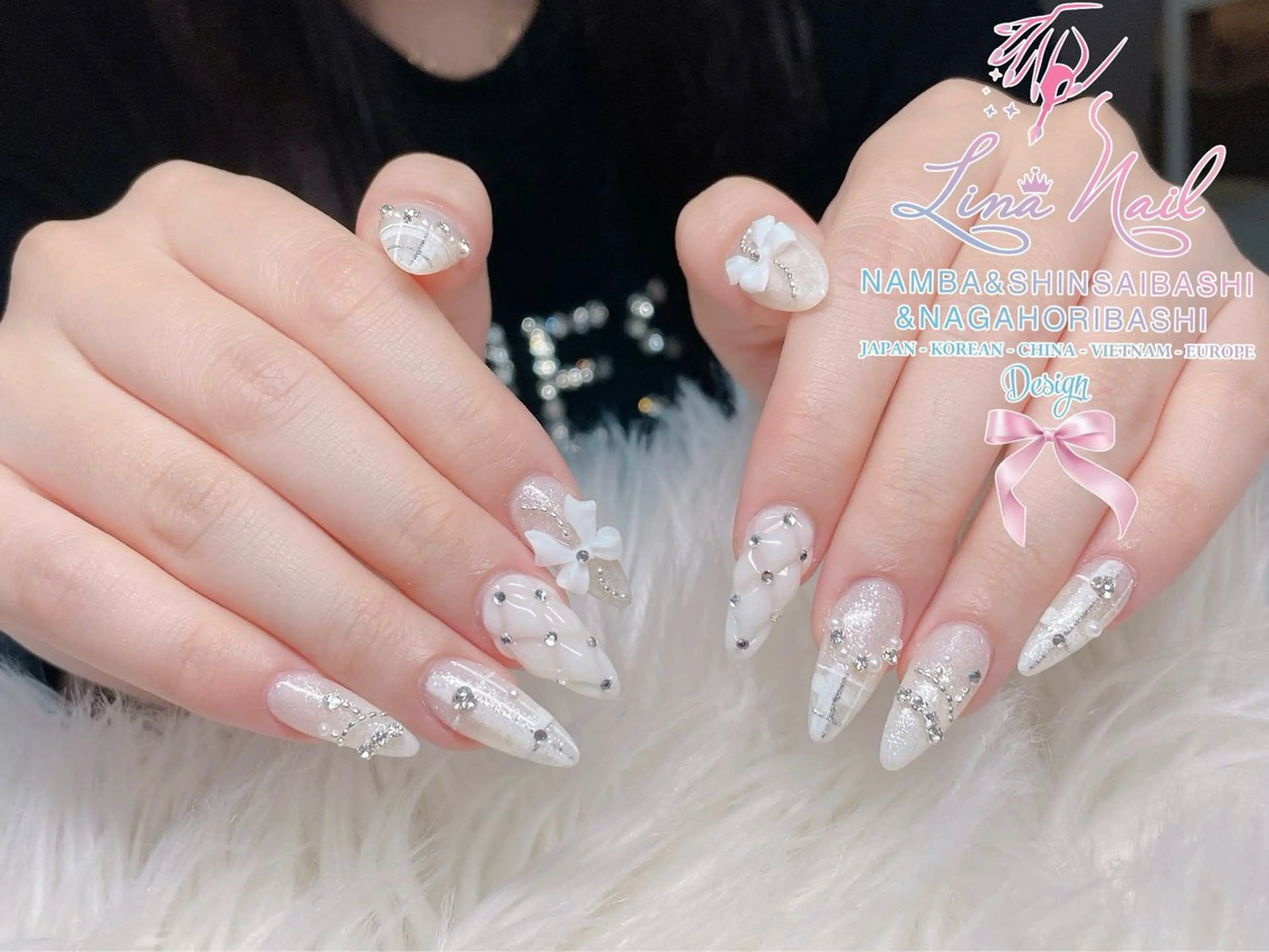 ネイル チークネイル 桜ネイル フラッシュネイル フットネイル ジェルネイル ハンドネイル ７９LINA NAIL 心斎橋店所属・リナネイル アメ村心斎橋店のネイルデザイン