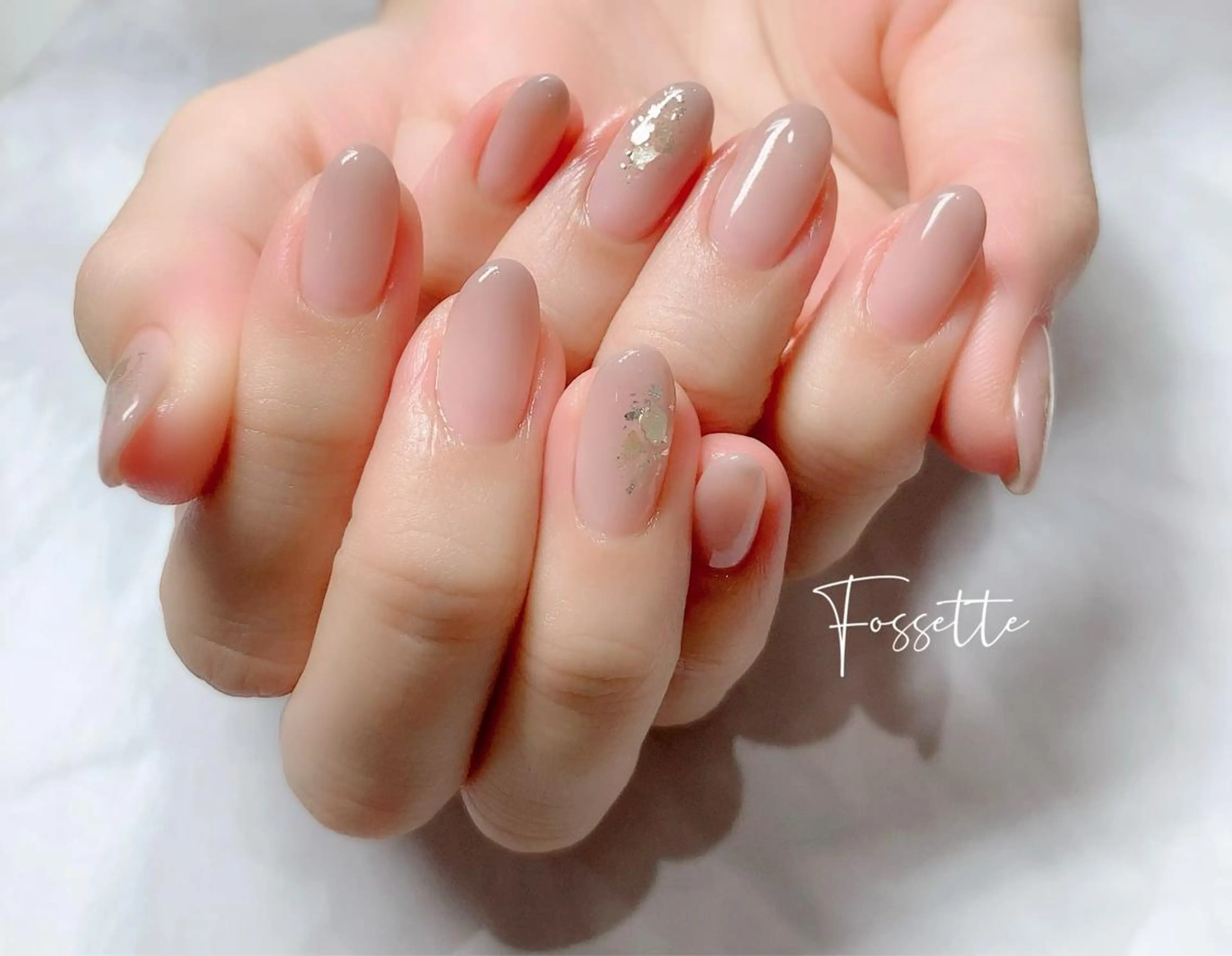 ネイル グラデーション オフィスネイル シンプルネイル nailsalon Fossetteのネイルデザイン