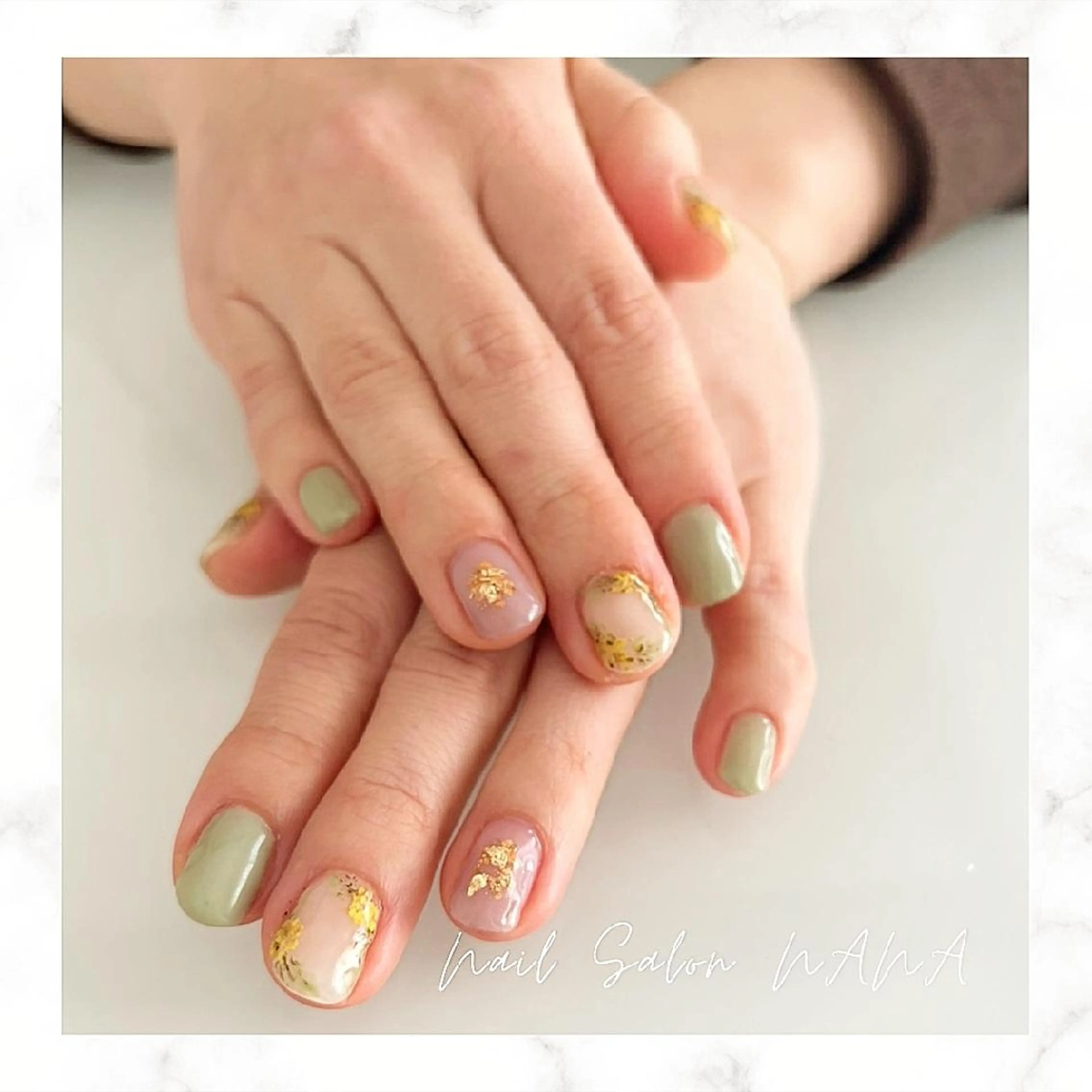 ネイル フラワーネイル nail salon  nanaのネイルデザイン