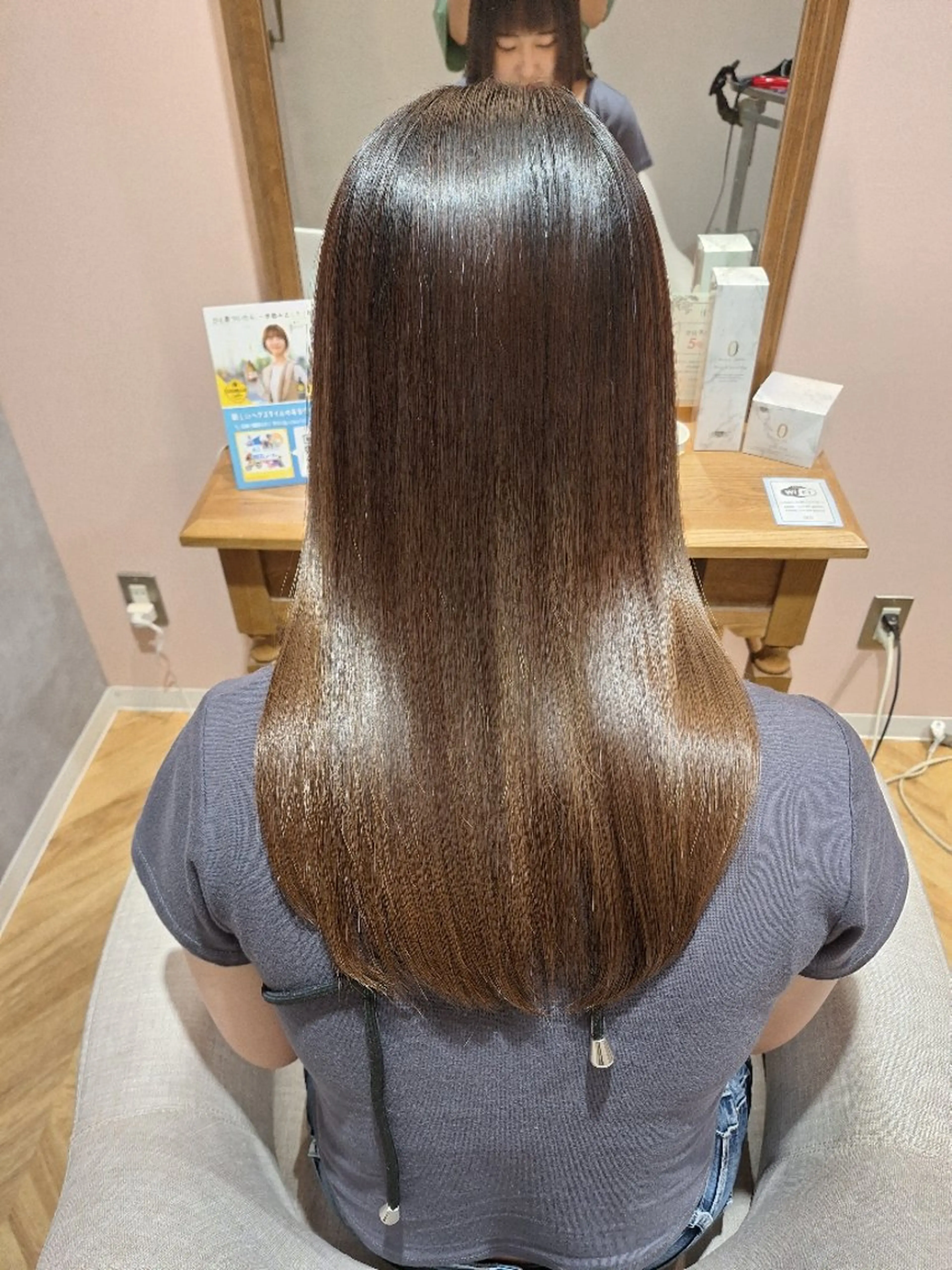 【当日予約OK🦋】アルカリ縮毛矯正＋5stepトリートメント✨の写真