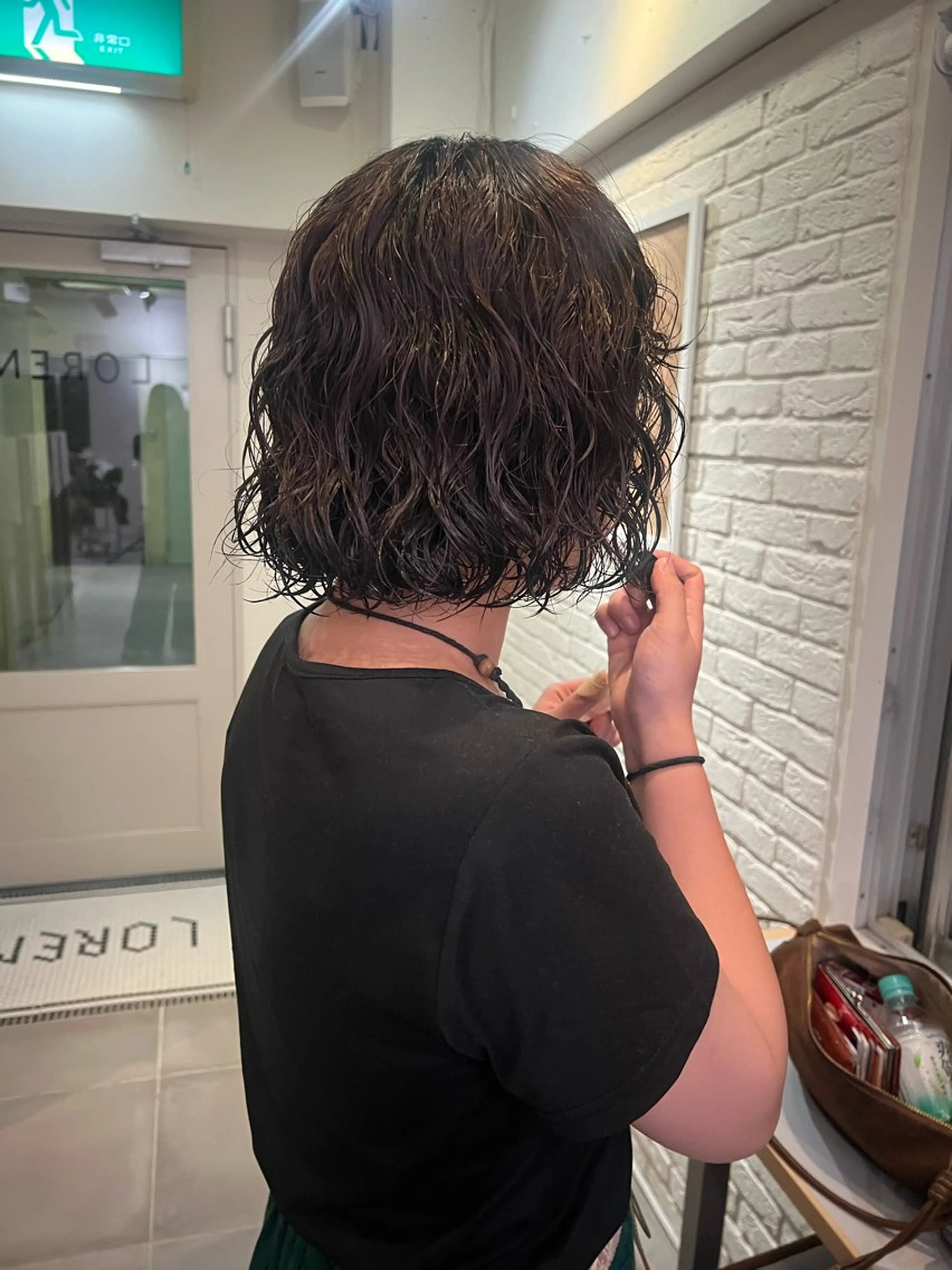 ミディアム パーマ パーマ レイヤーカット/暖色 カラー/mao🎀のヘアスタイル