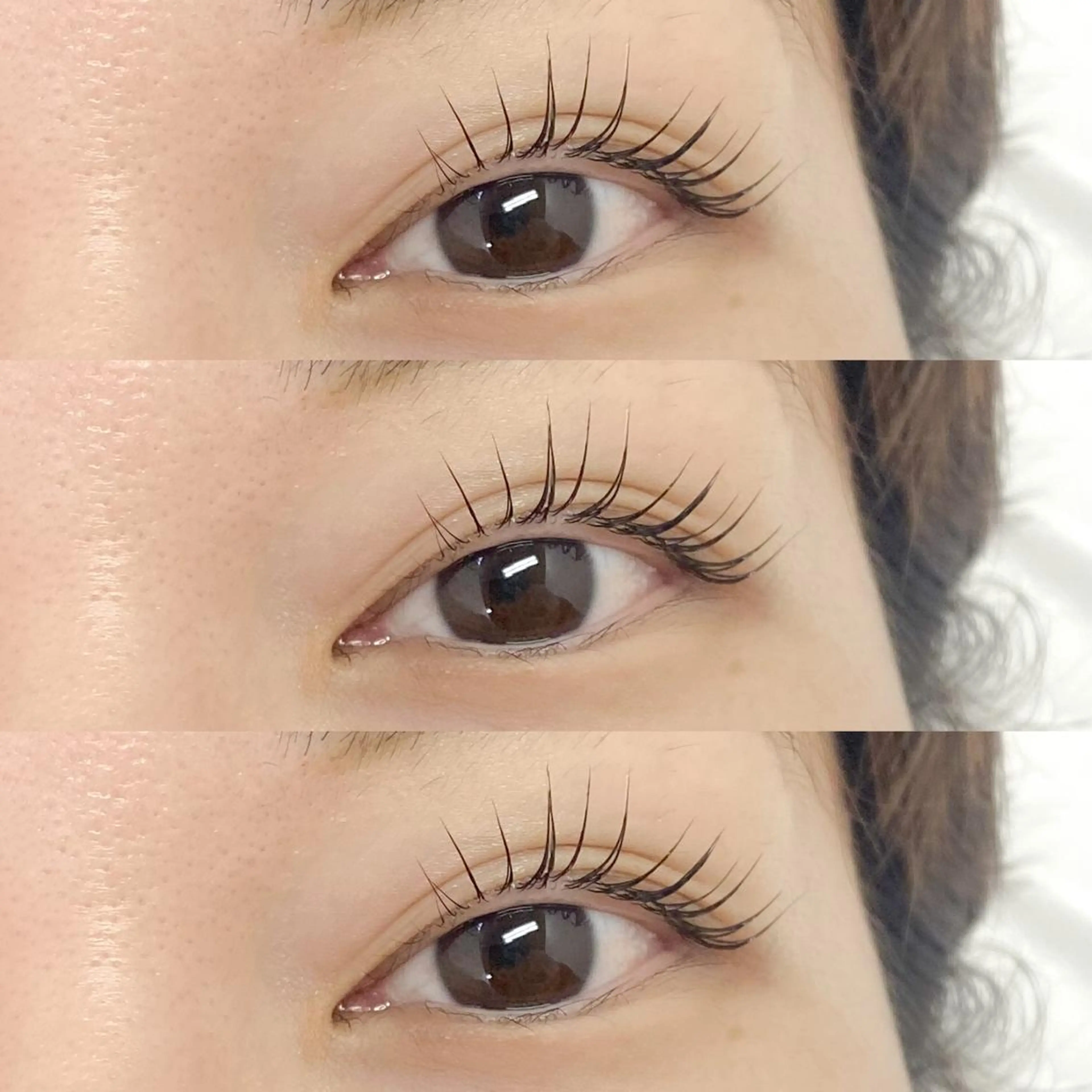 マツエク・マツパ パリジェンヌラッシュリフト マツパ une 石橋阪大前・ 箕面・池田・蛍池のマツエク・マツパデザイン