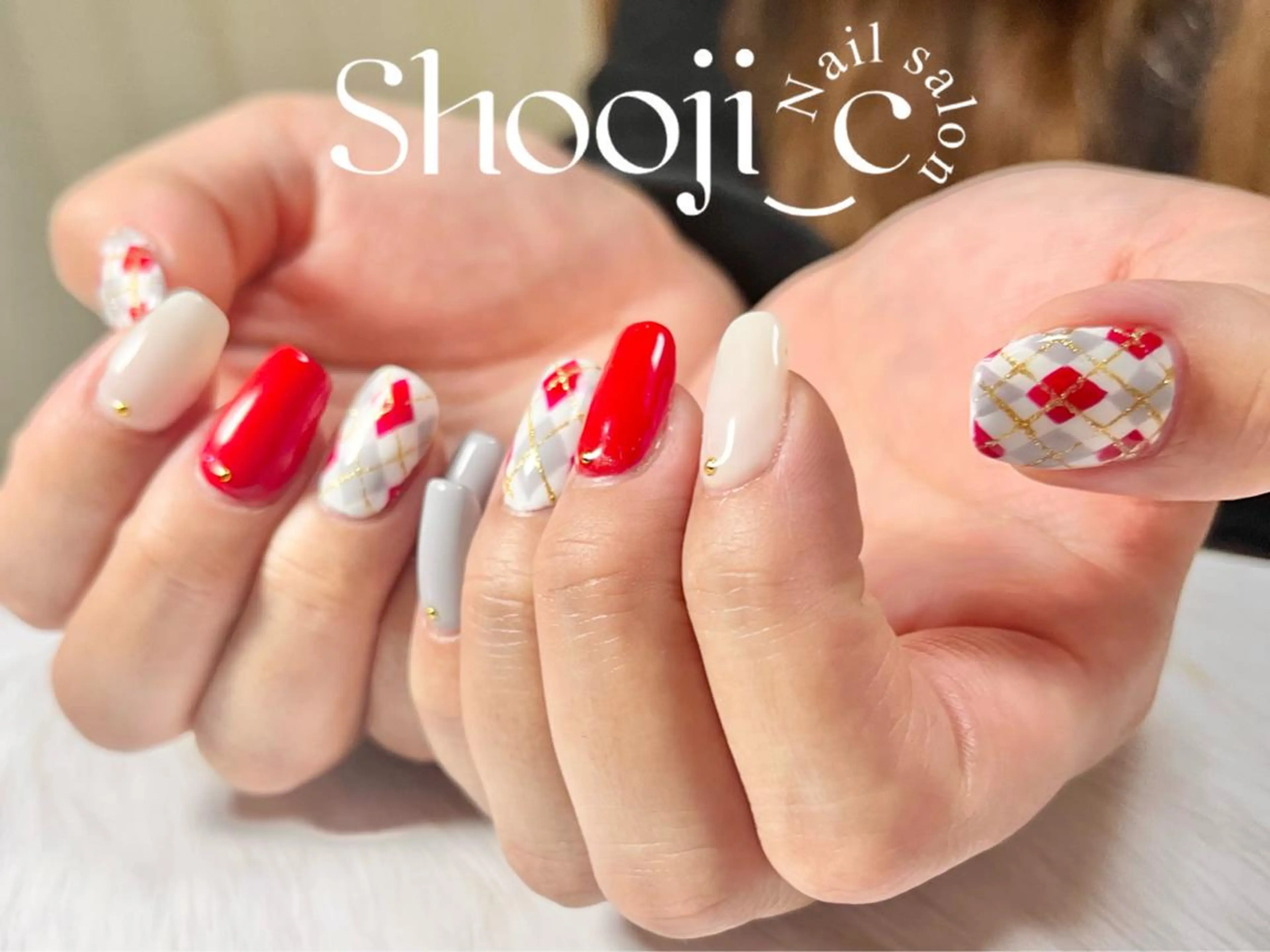 ネイル アートネイル ジェルネイル 赤色 シンプルネイル Shooji_c Nail salon所属・Shooji_c Nail salonのネイルデザイン