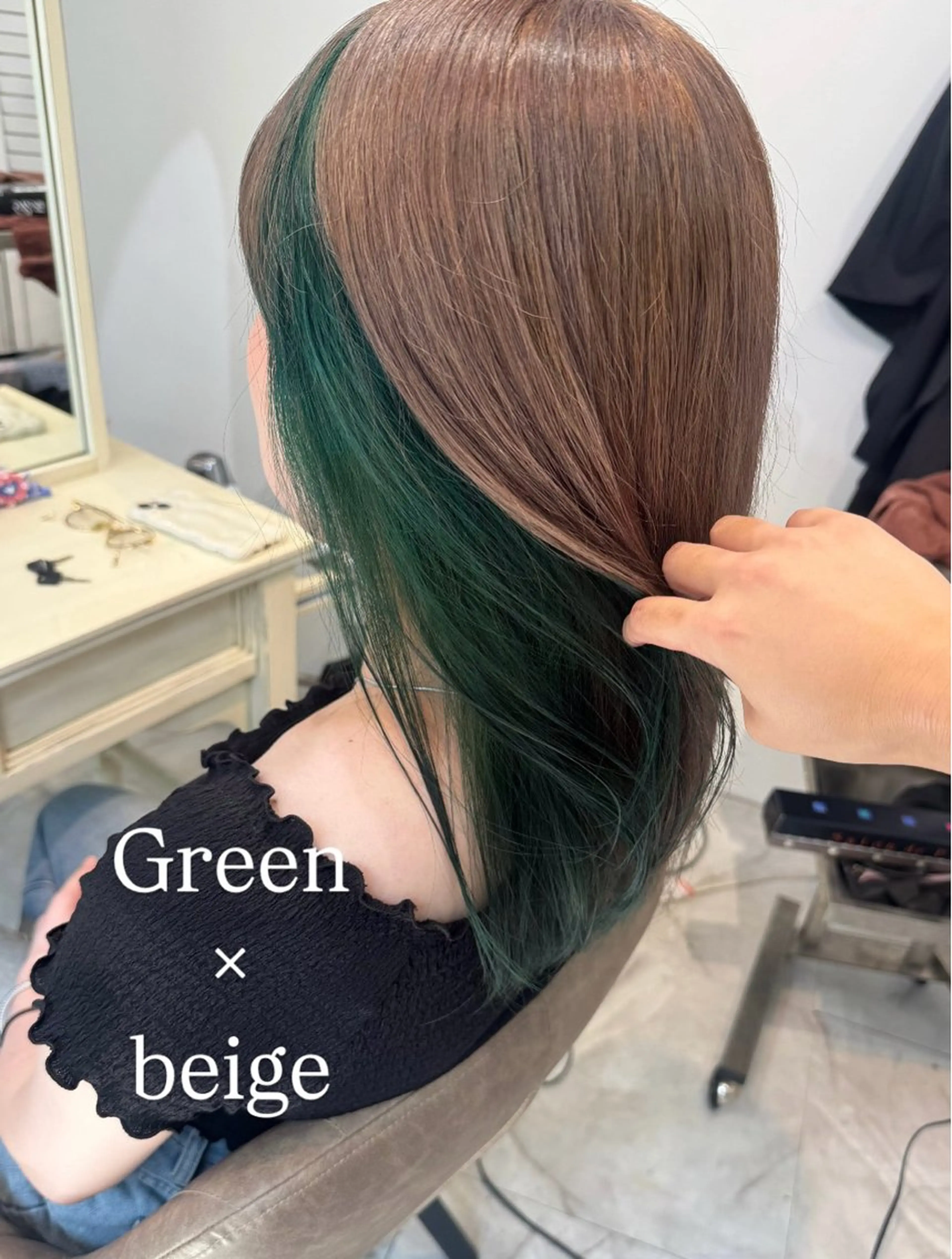 セミロング カラー ベージュカラー ブリーチ インナーカラー カット ヘアカラー トリートメント Fuu.by lupine所属・10日空きあり 🌟misatoのヘアスタイル