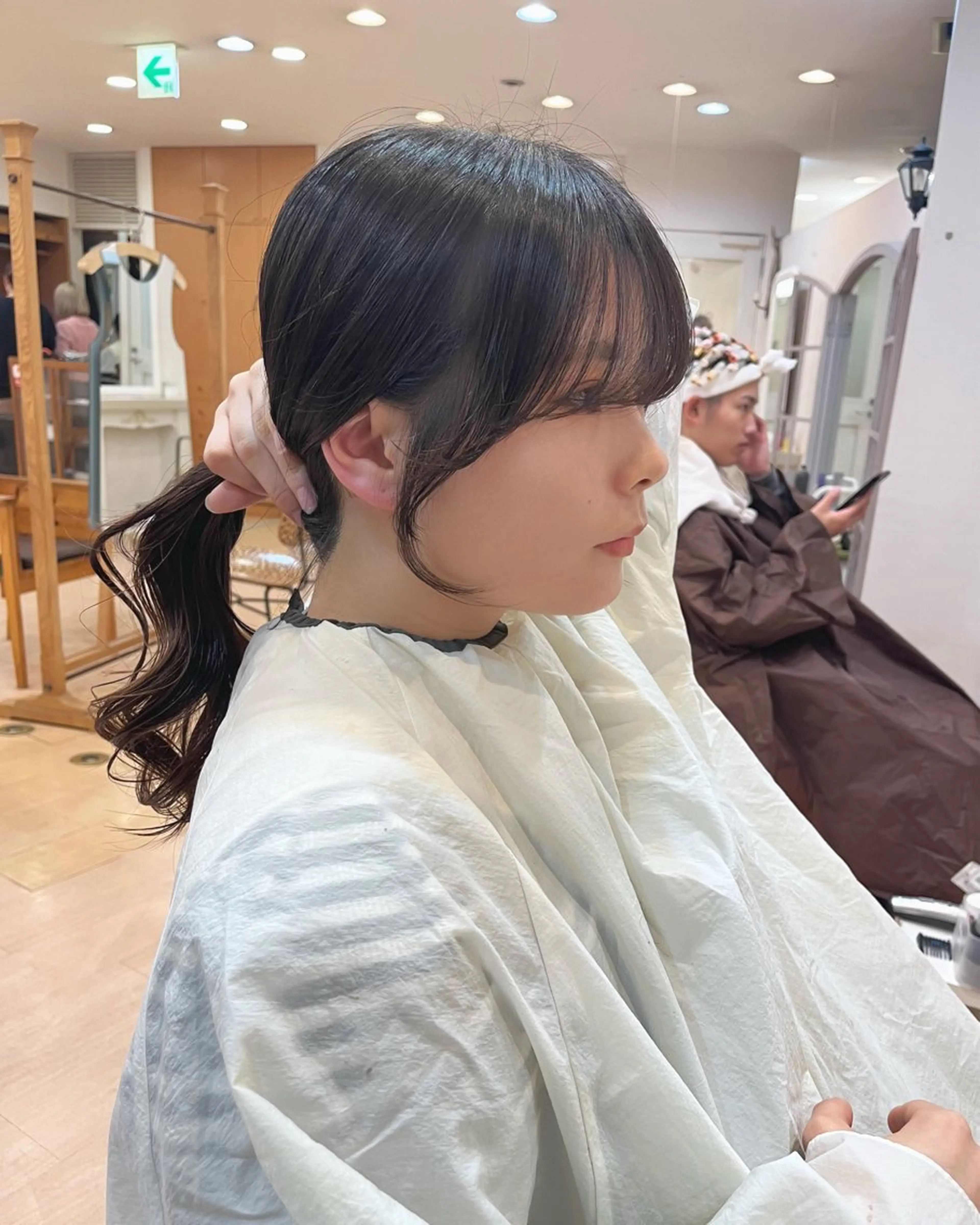 ロング くびれヘア 顔周りカット 韓国風ヘア レイヤーカット 似合わせカット カット トリートメント LUNA🌙韓国ヘア 🌙レイヤーカットのヘアスタイル