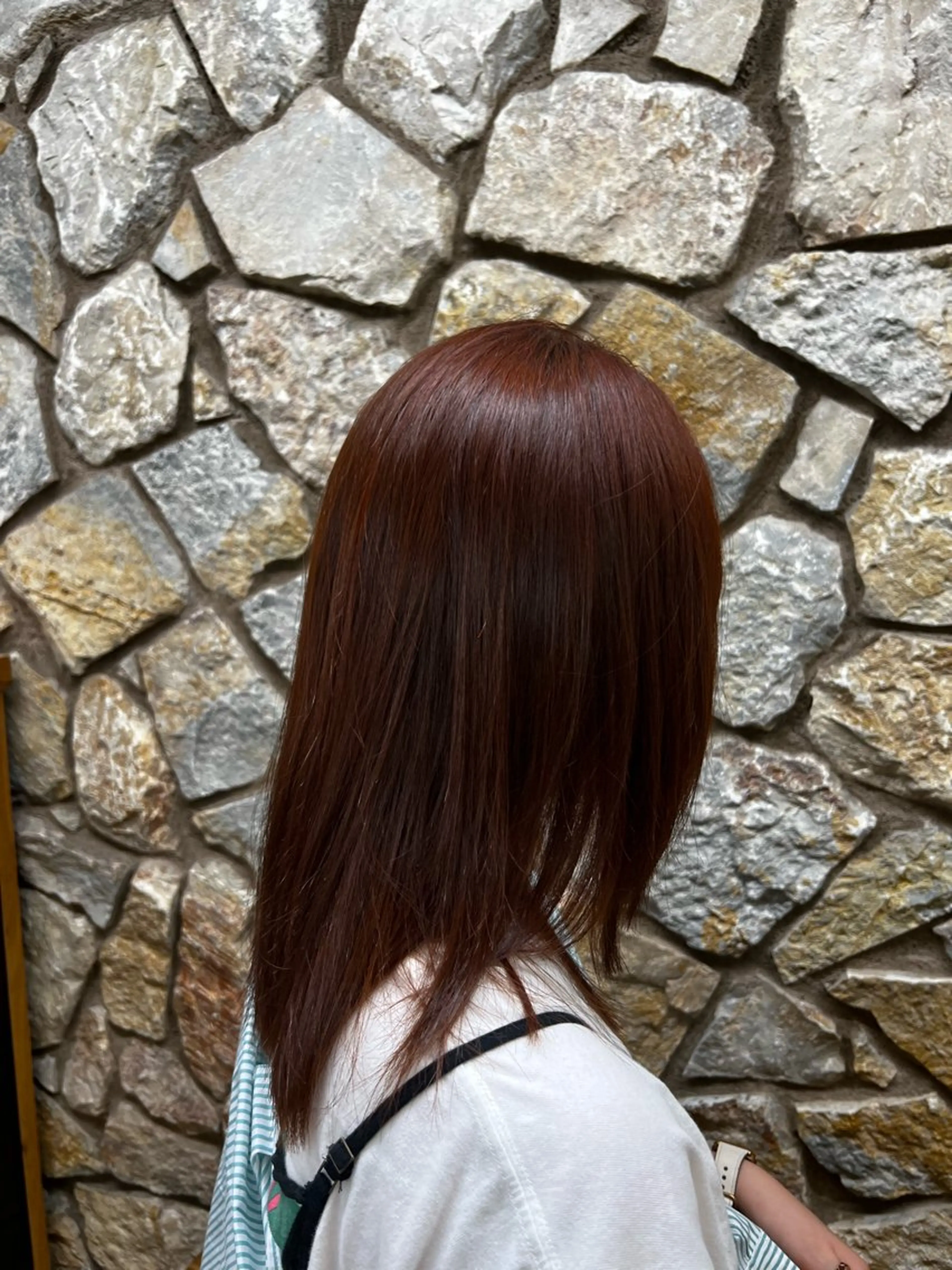 カラー ベージュカラー オレンジ オレンジベージュ 野原 大騎のヘアスタイル