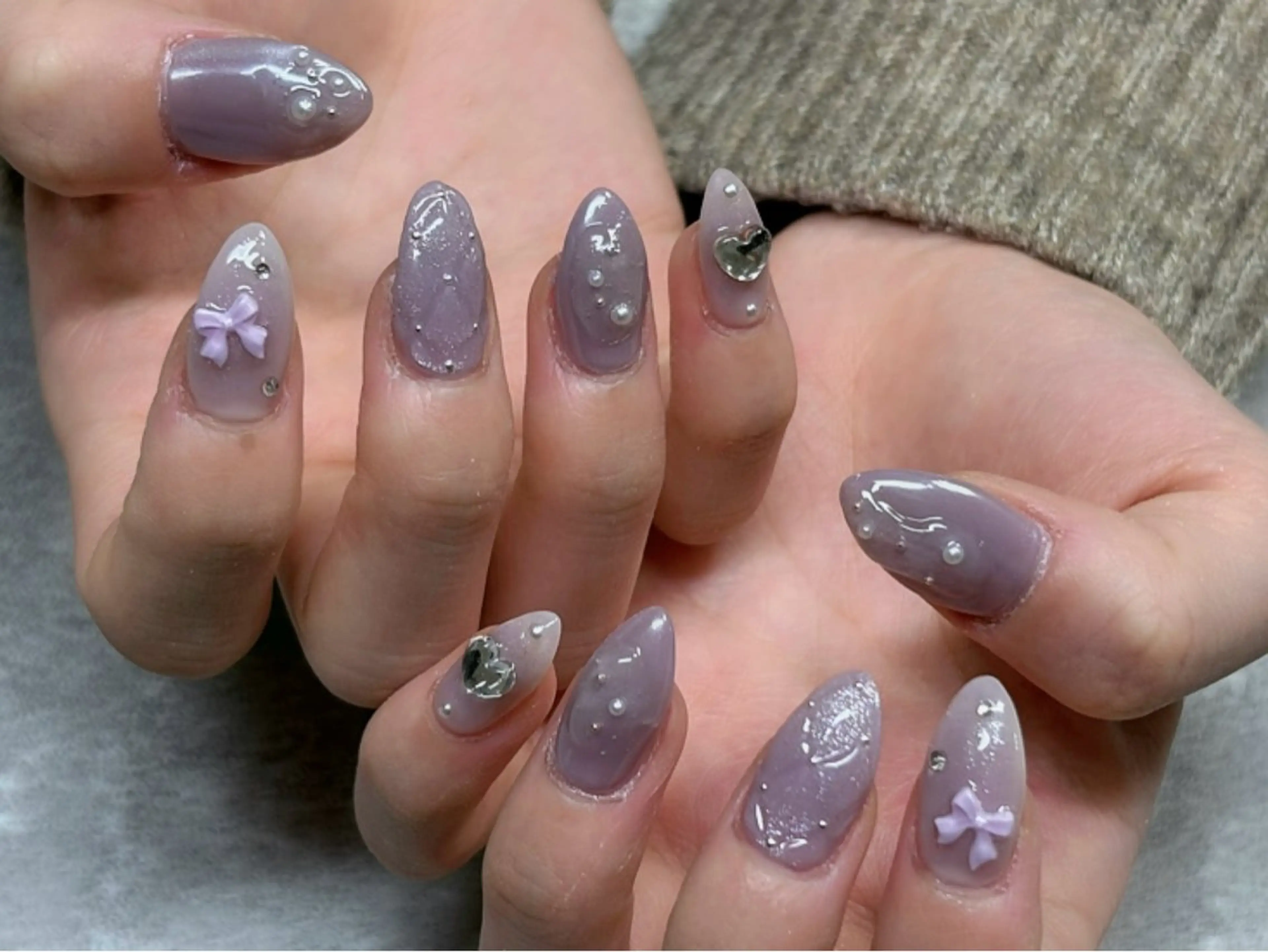 ネイル ハンドネイル Protea きぬがわ らむのネイルデザイン