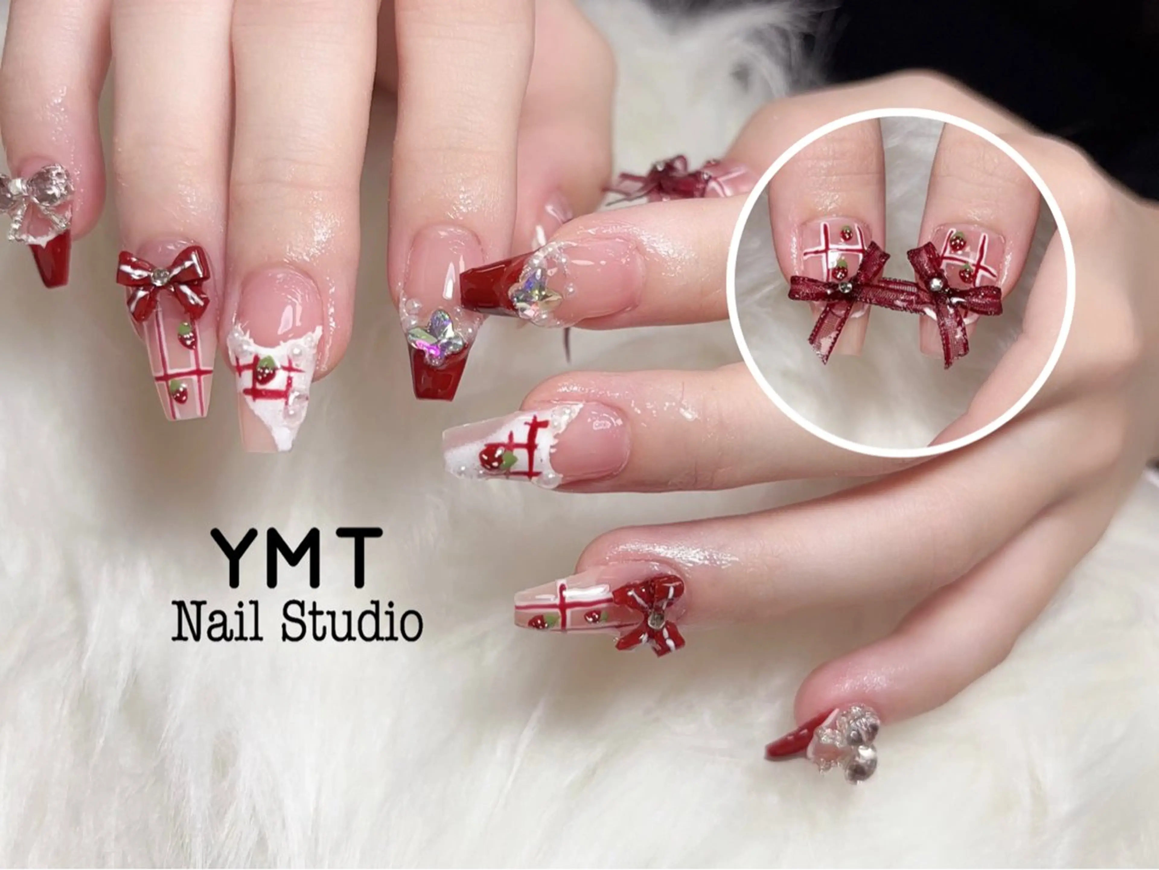 ネイル 長さ出し フットネイル ジェルネイル 韓国ネイル マグネットネイル YMT NailStudio所属・YMT NailStudioのネイルデザイン