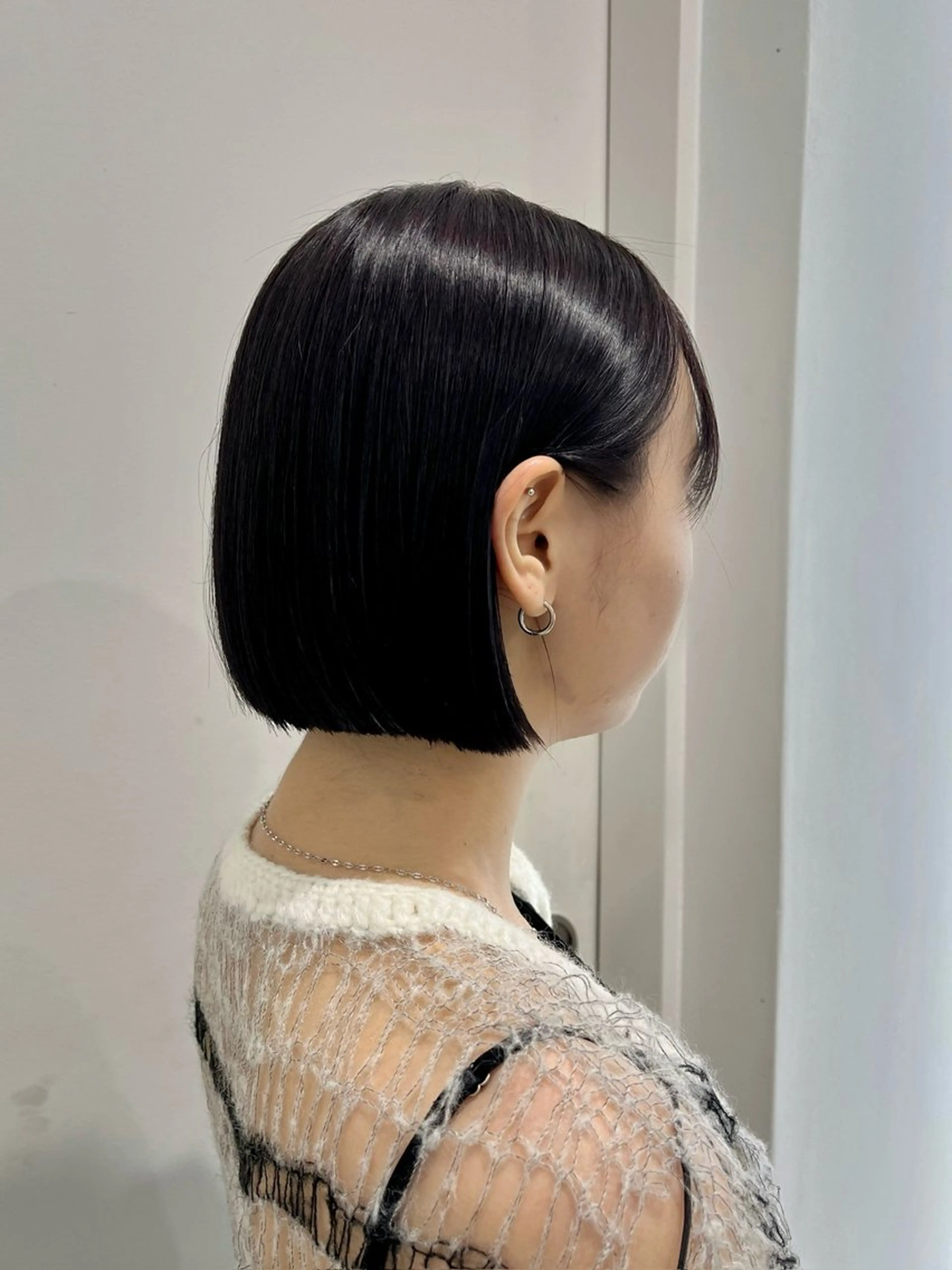 ショート ボブ 縮毛矯正/ハイトーン /パーマ/前原汐🎐のヘアスタイル