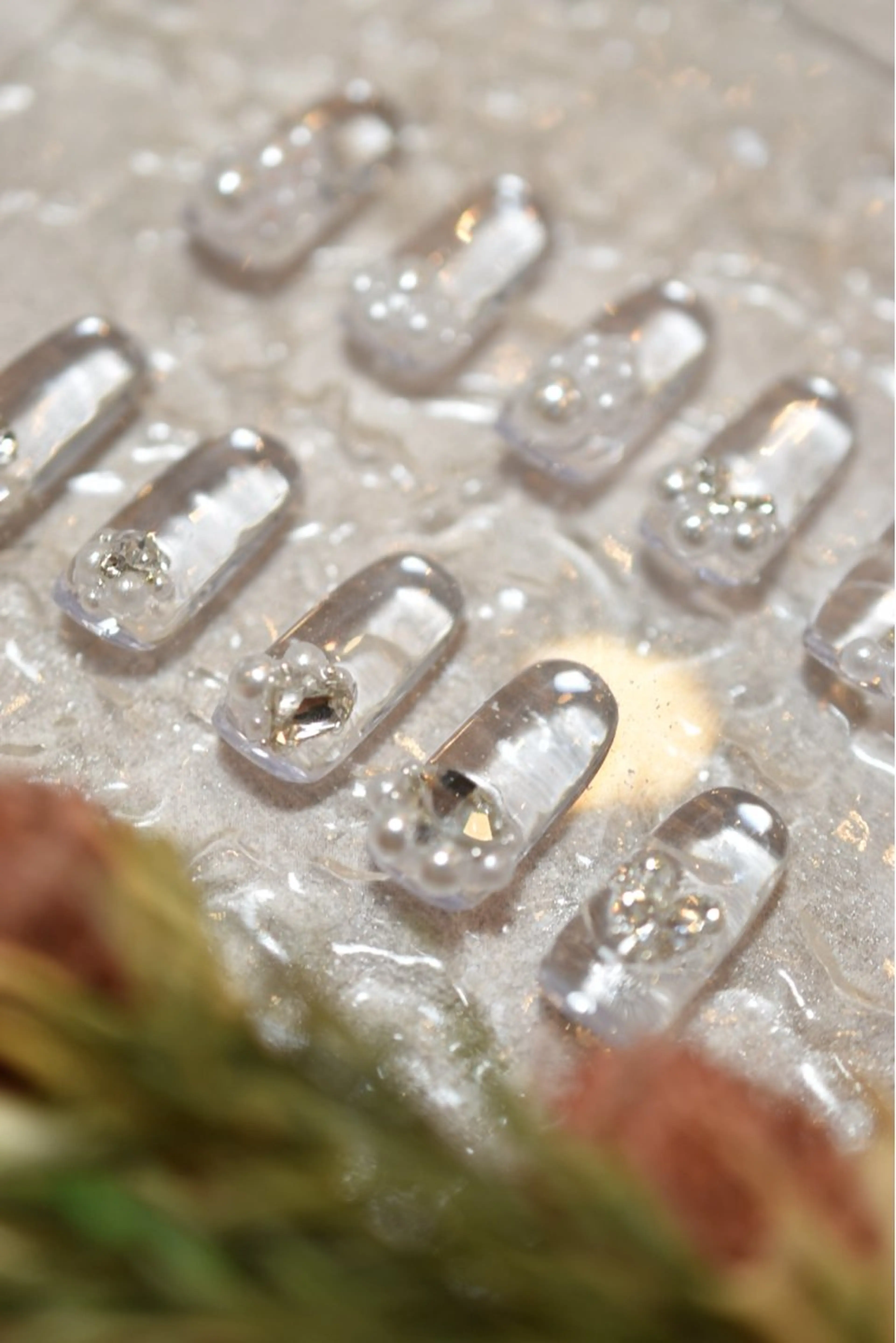 【ソフトジェルオフ無料】キラッとビジュー1本コースの写真