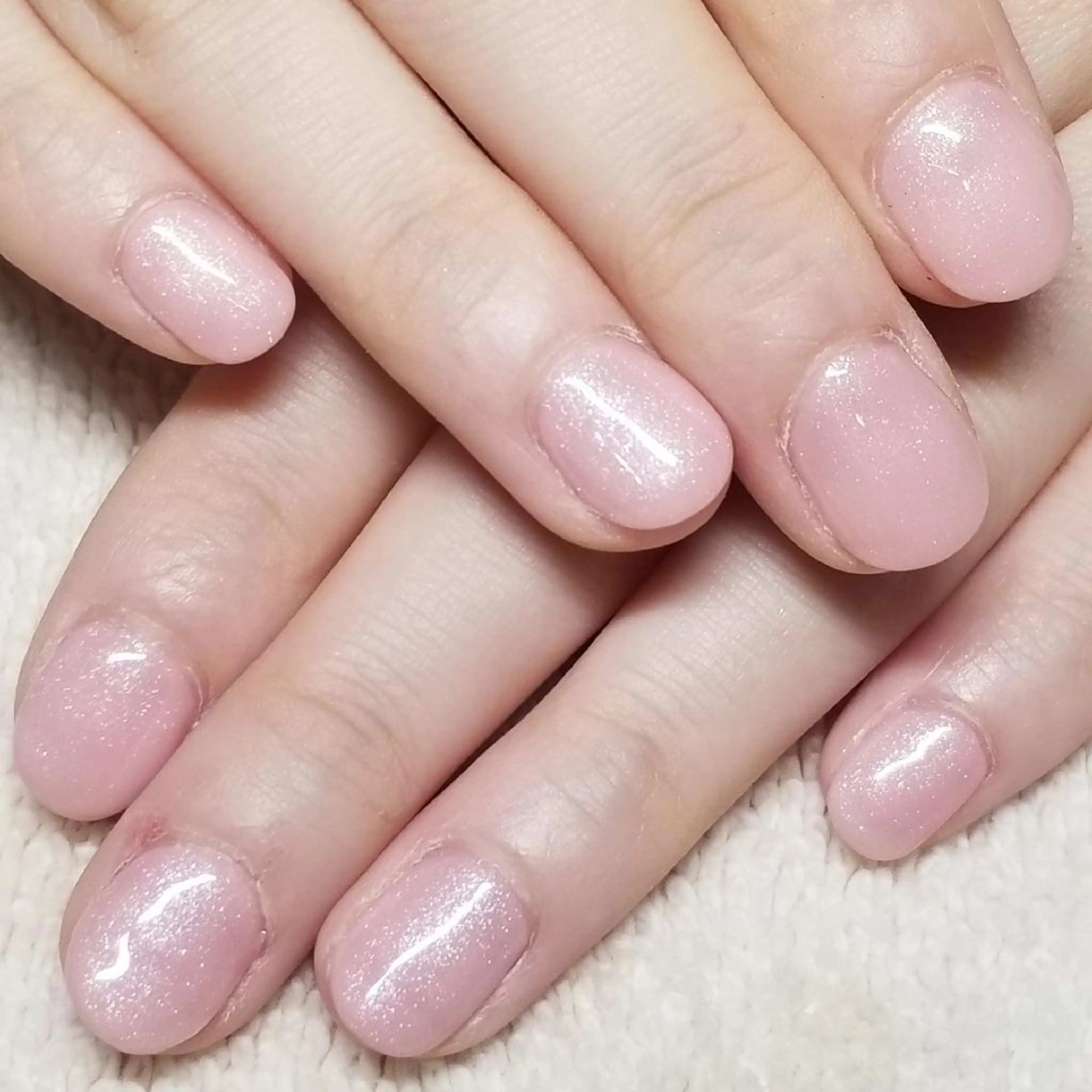 ネイル オフィスネイル ワンカラーネイル ピンク ピンクベージュ ハンドネイル よしだ ひろきのネイルデザイン