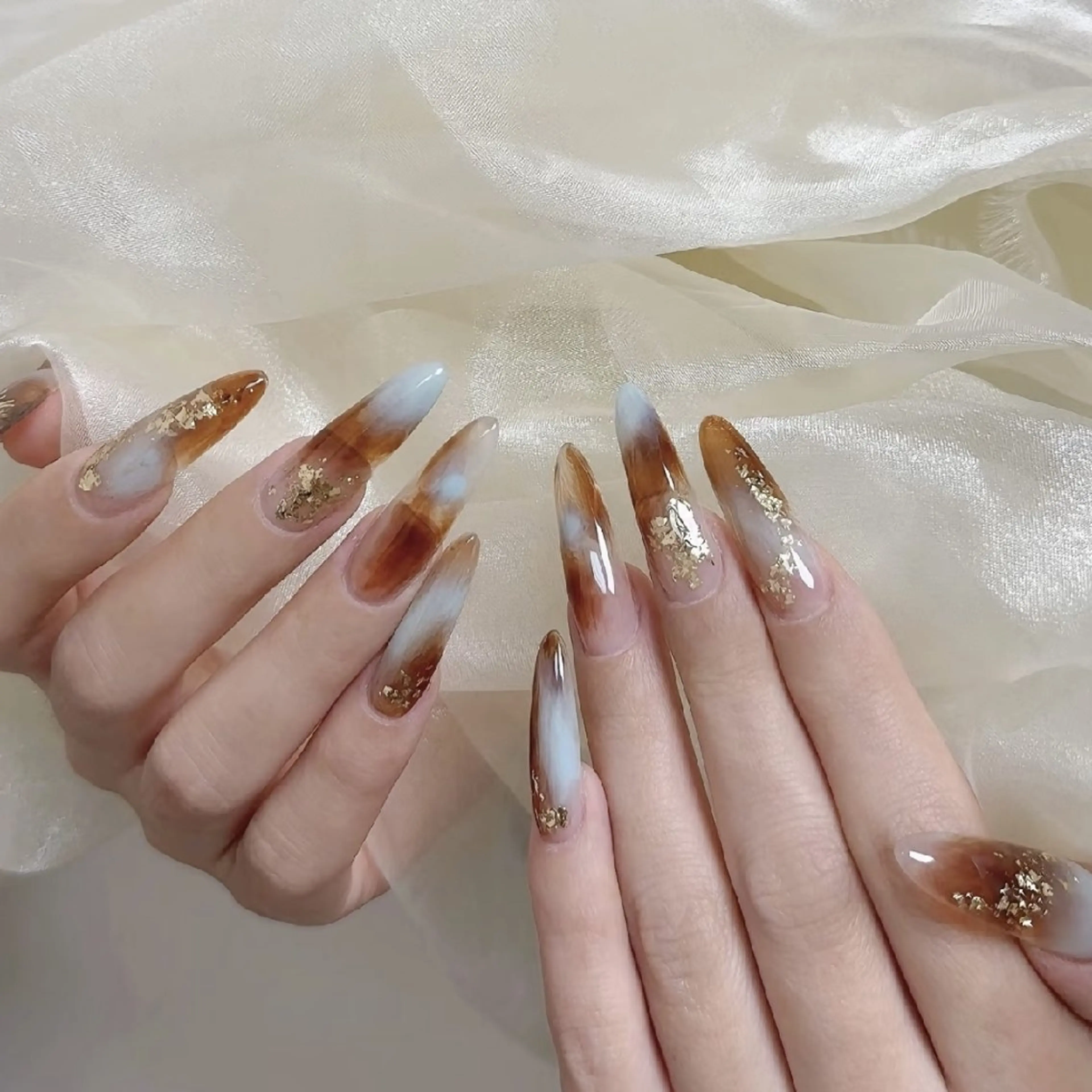 NEW OPEN特典◇初回オフ無料◇チップ長さだしお任せデザイン アート6本までの写真