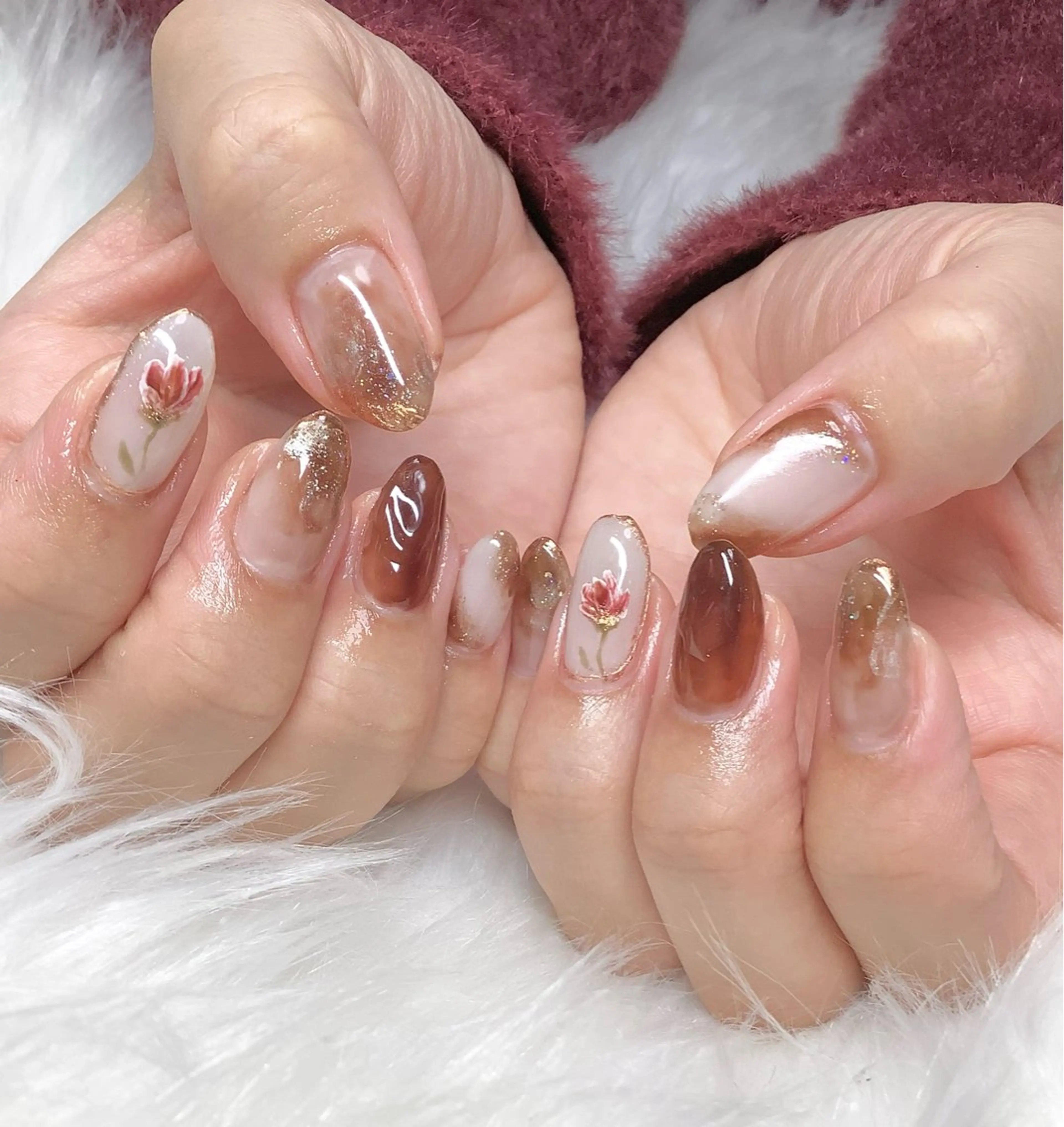 ネイル ハンドネイル 横尾 麻里のネイルデザイン