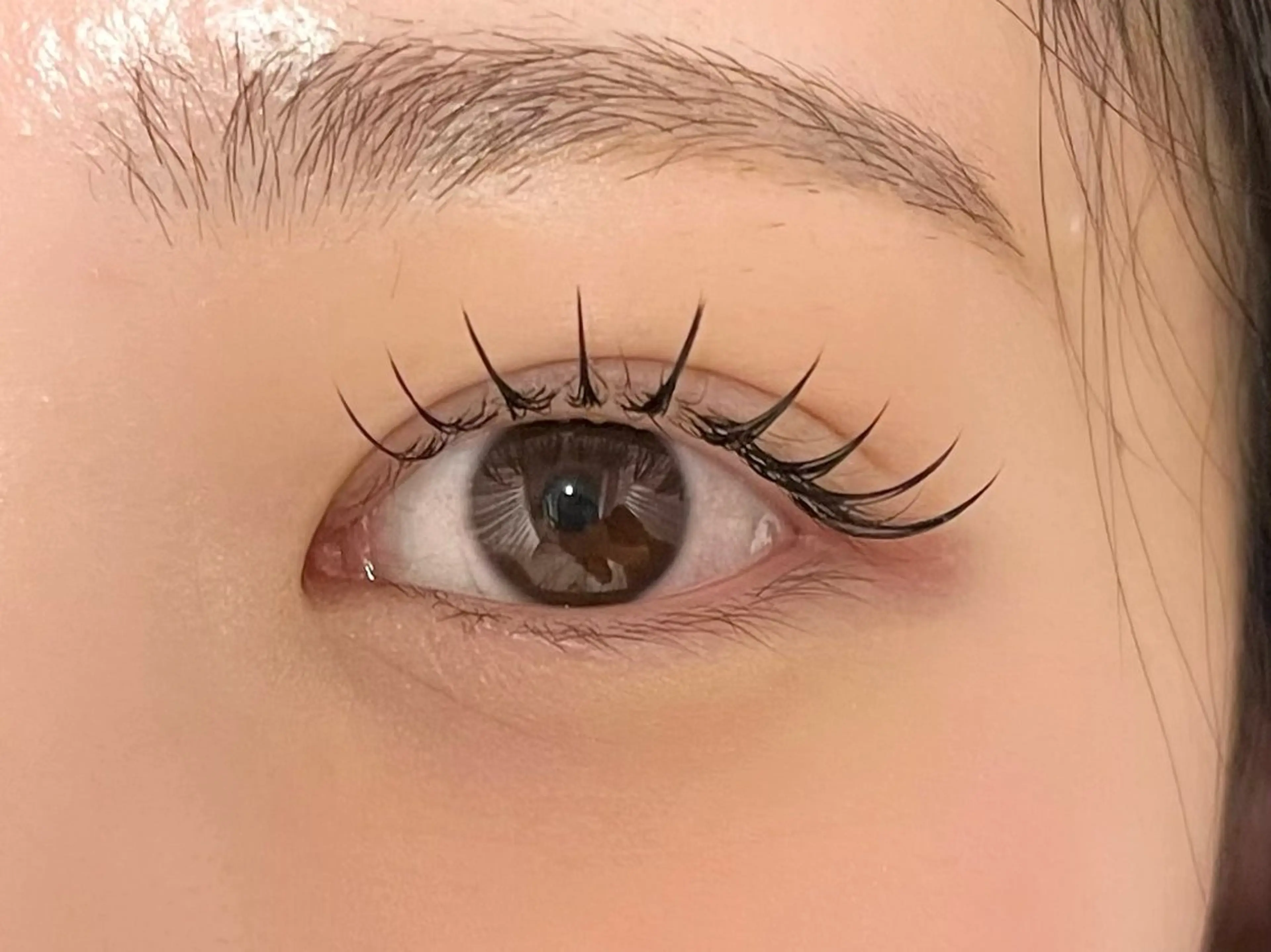 マツエク・マツパ フラットラッシュ enu大阪梅田店【エヌ】所属・大西 里奈のマツエク・マツパデザイン