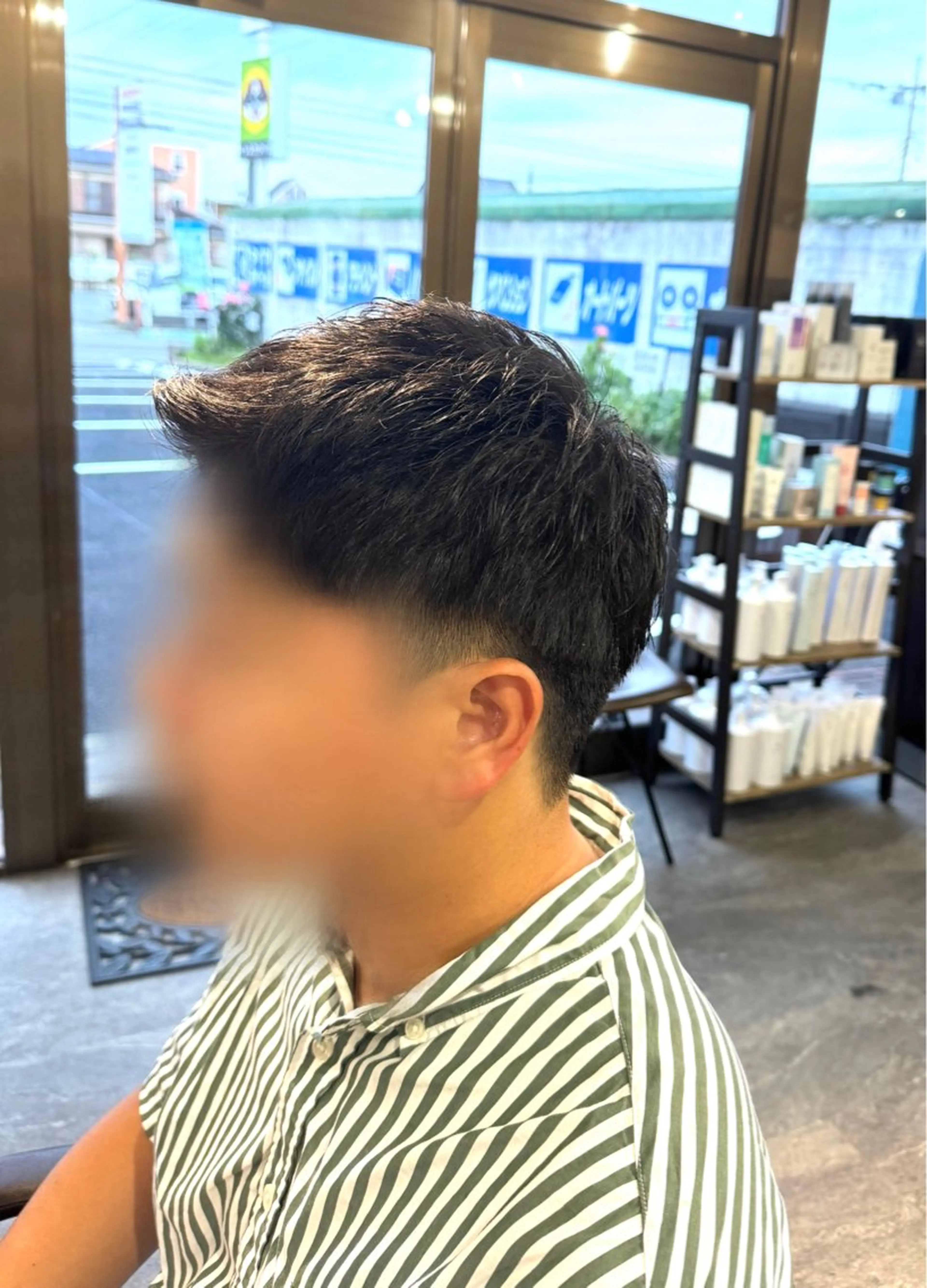 ショート メンズ アップバング ショートヘア lil所属・月館 怜奈のヘアスタイル