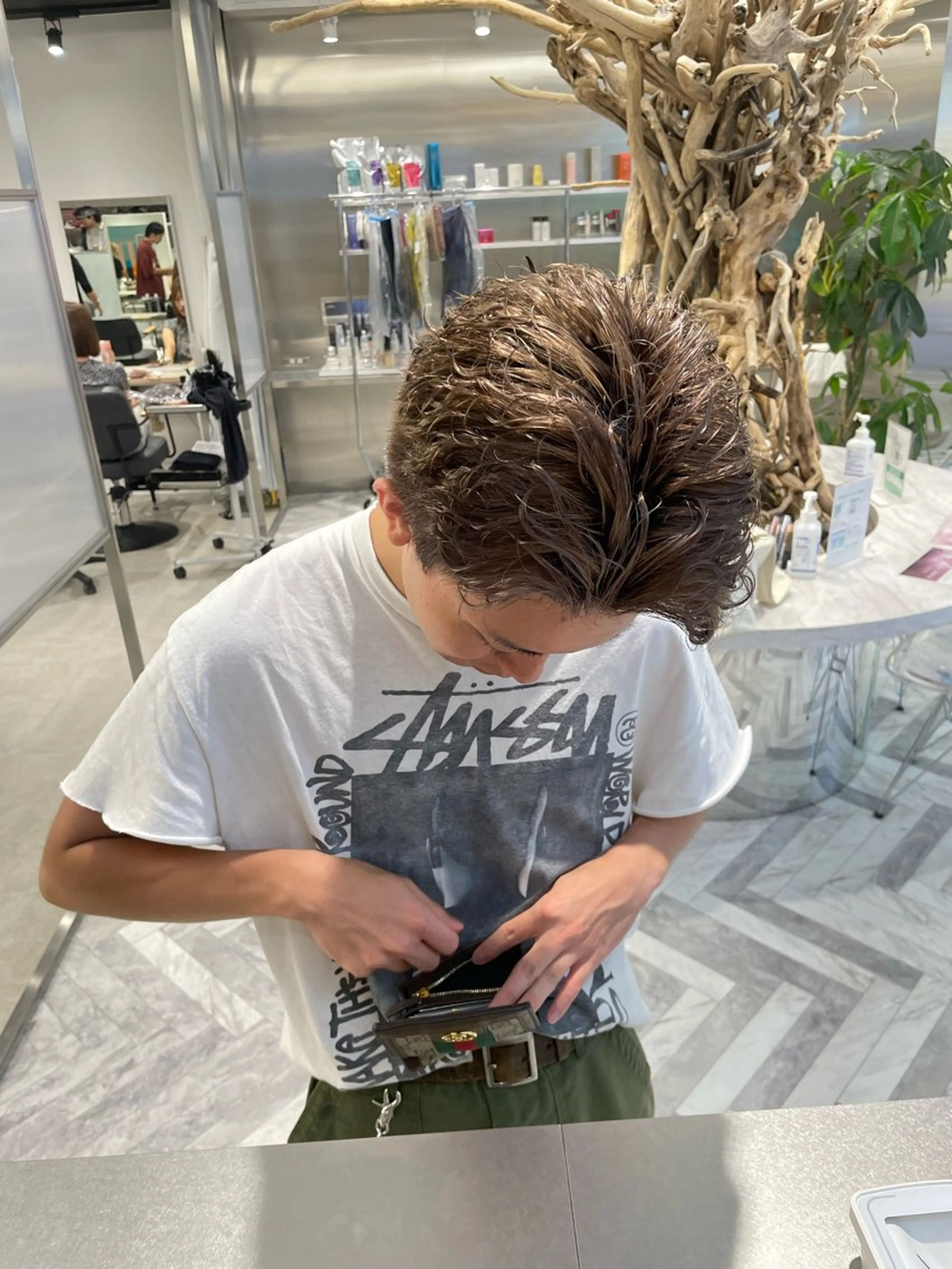 ショート カラー パーマ メンズ 【圧倒的センス】 まる/メンズカラーのヘアスタイル