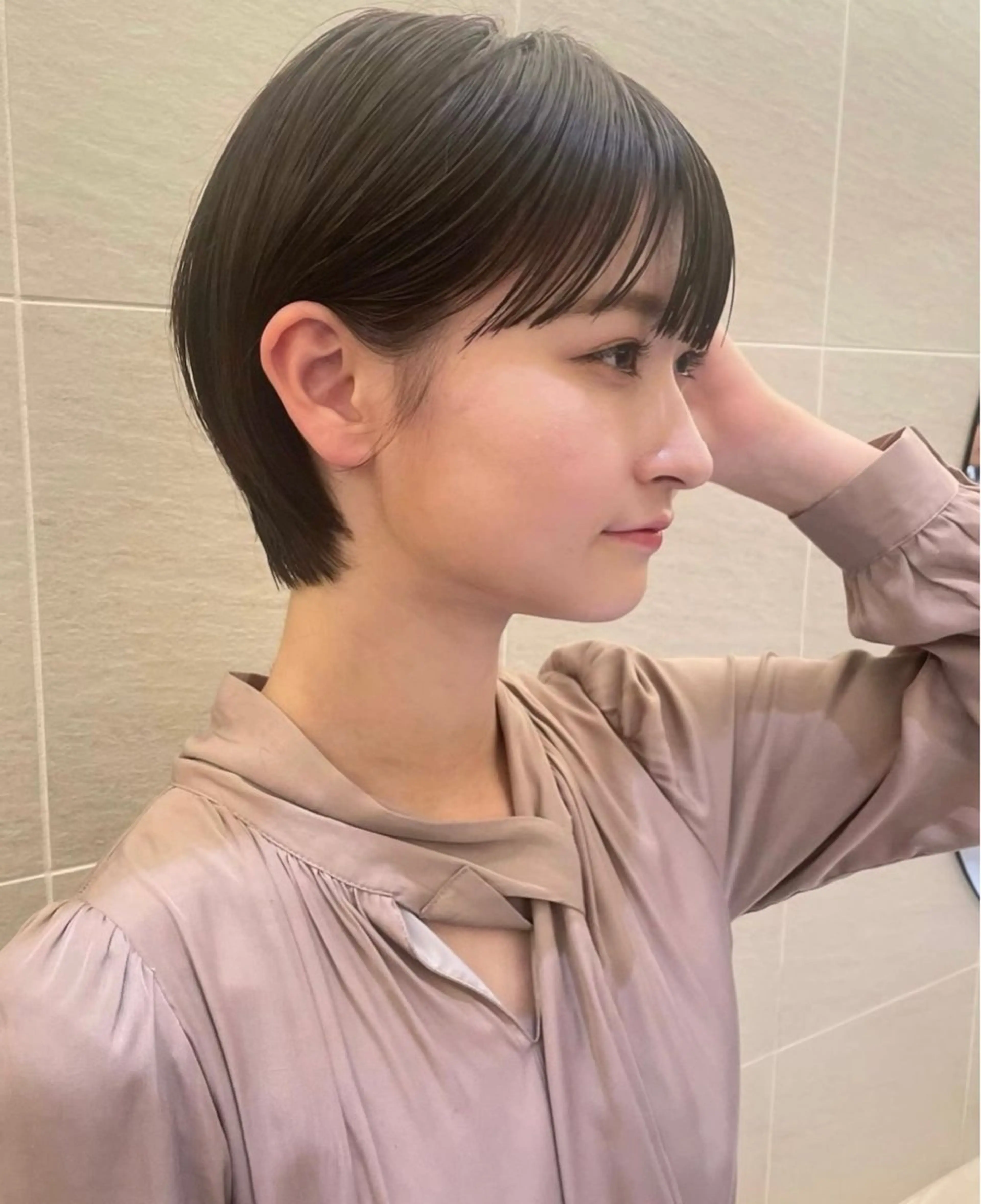 ショート ボブ 撮影モデル様募集 直樹のヘアスタイル