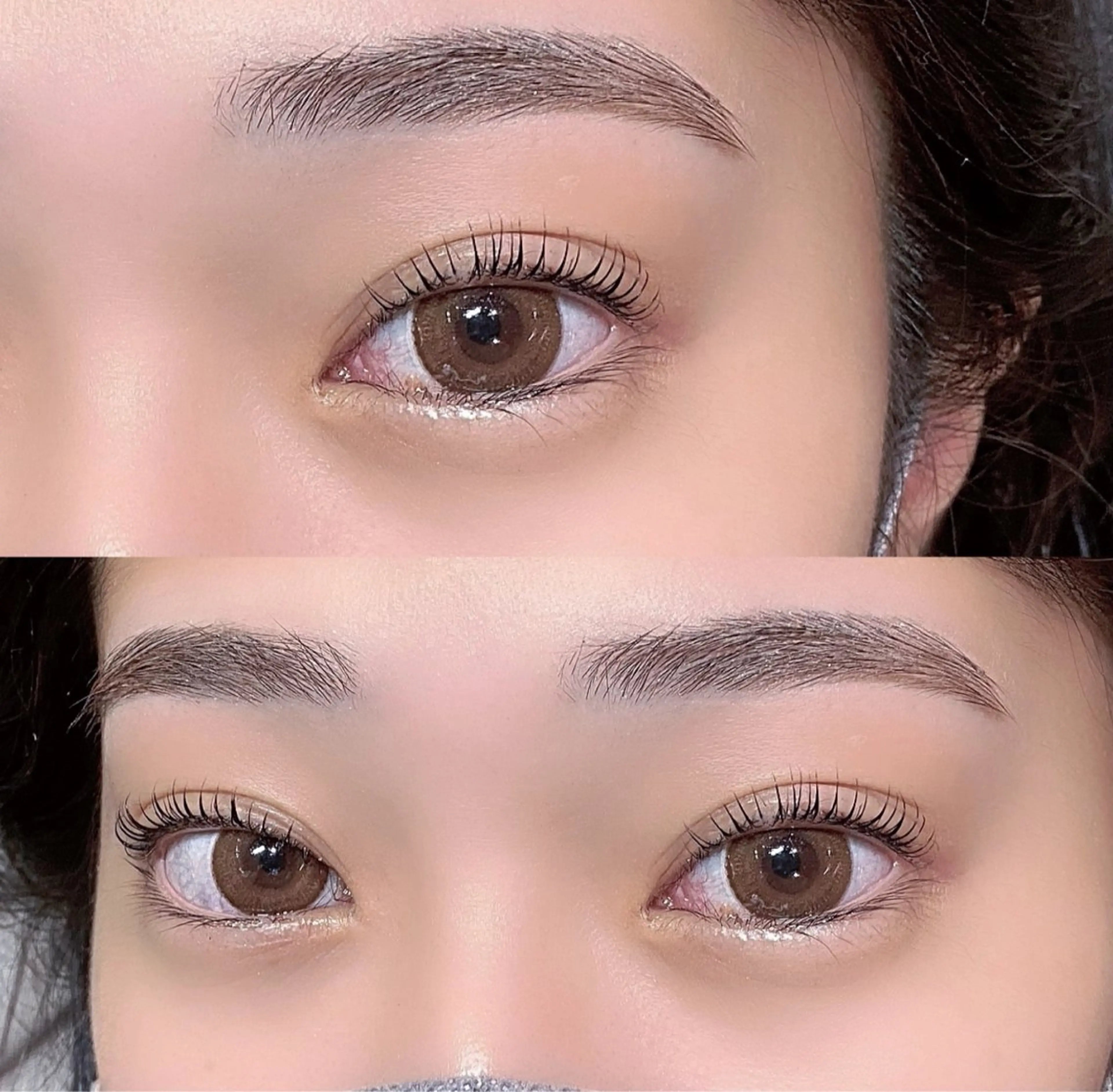 マツエク・マツパ パリジェンヌラッシュリフト 一重×まつ毛パーマ THROW KAORIのマツエク・マツパデザイン