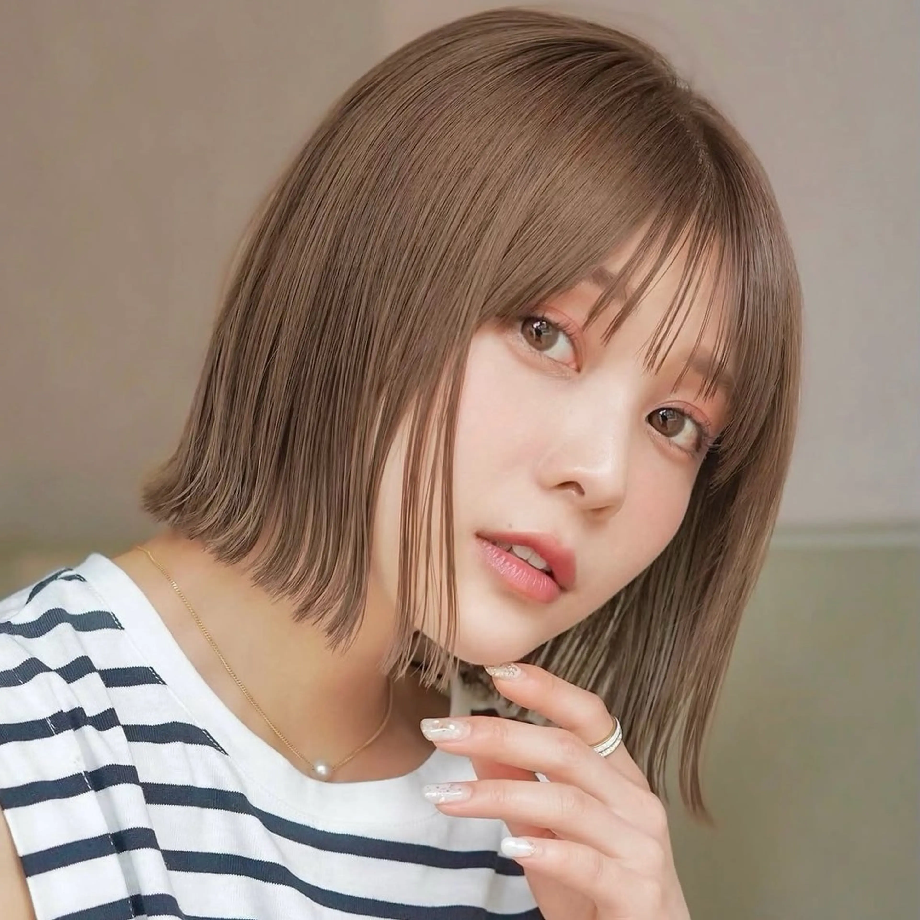 ショート ボブ 似合わせカット トリートメント manami/ レイヤー/小顔カットのヘアスタイル