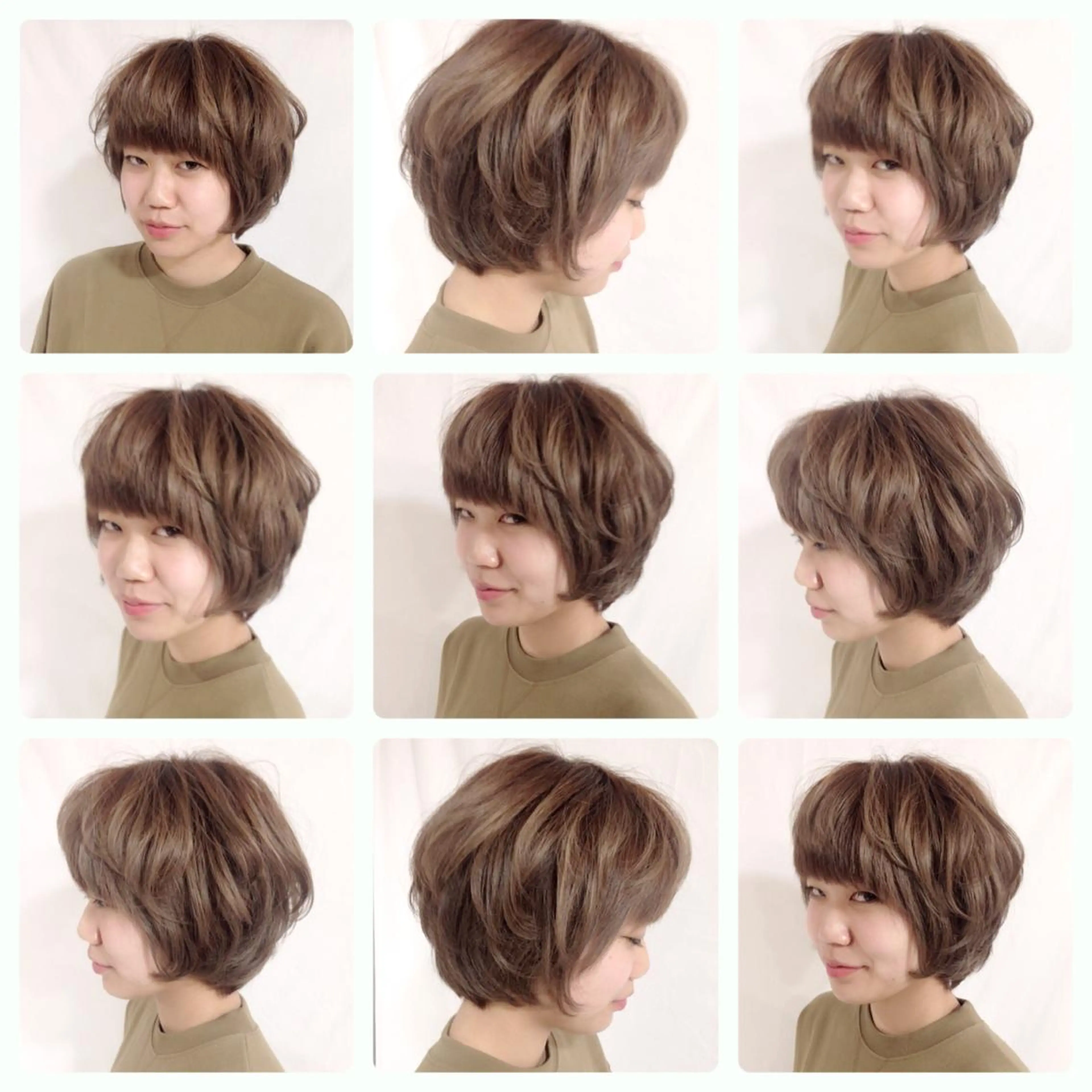 ショート カラー アッシュ ブリーチ ショートヘア 韓国ヘア得意❤︎森澤 悠佳のヘアスタイル