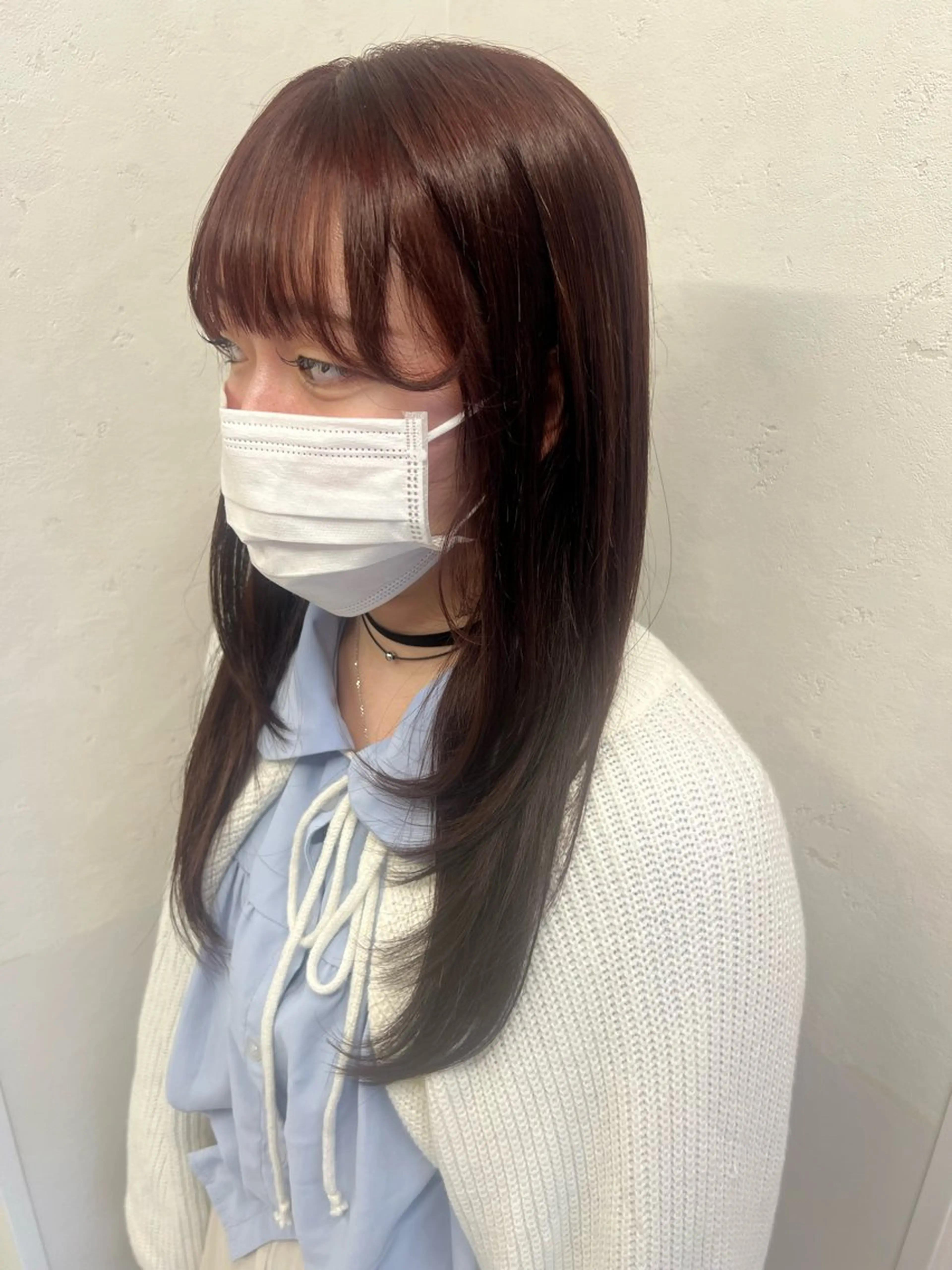 ロング カラー カット ヘアカラー トリートメント ボブ/透明感カラー /さちかのヘアスタイル