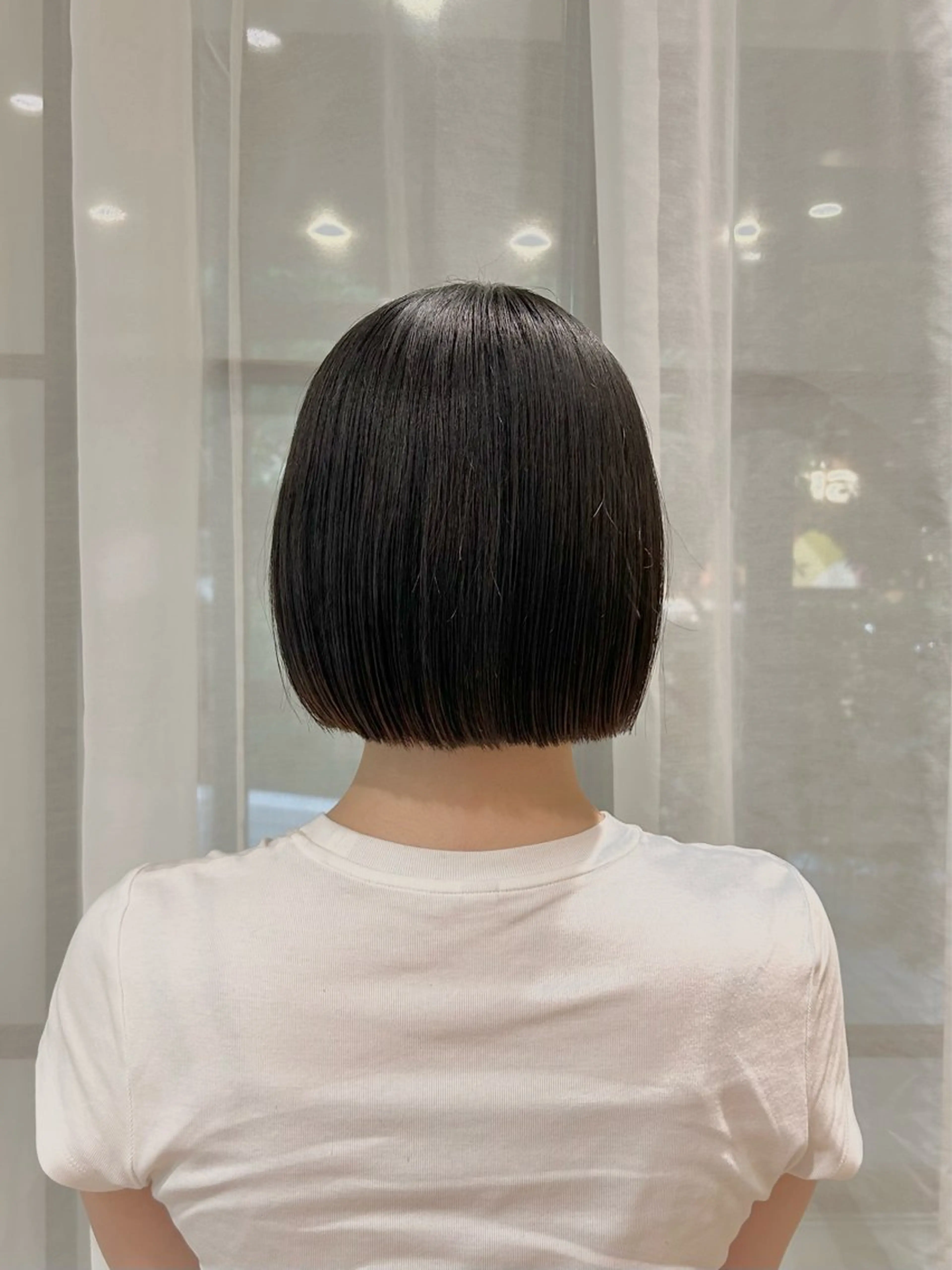 ショート ボブ カット Lumier de mashu所属・nana/ボブ/ レイヤー/メンズのヘアスタイル