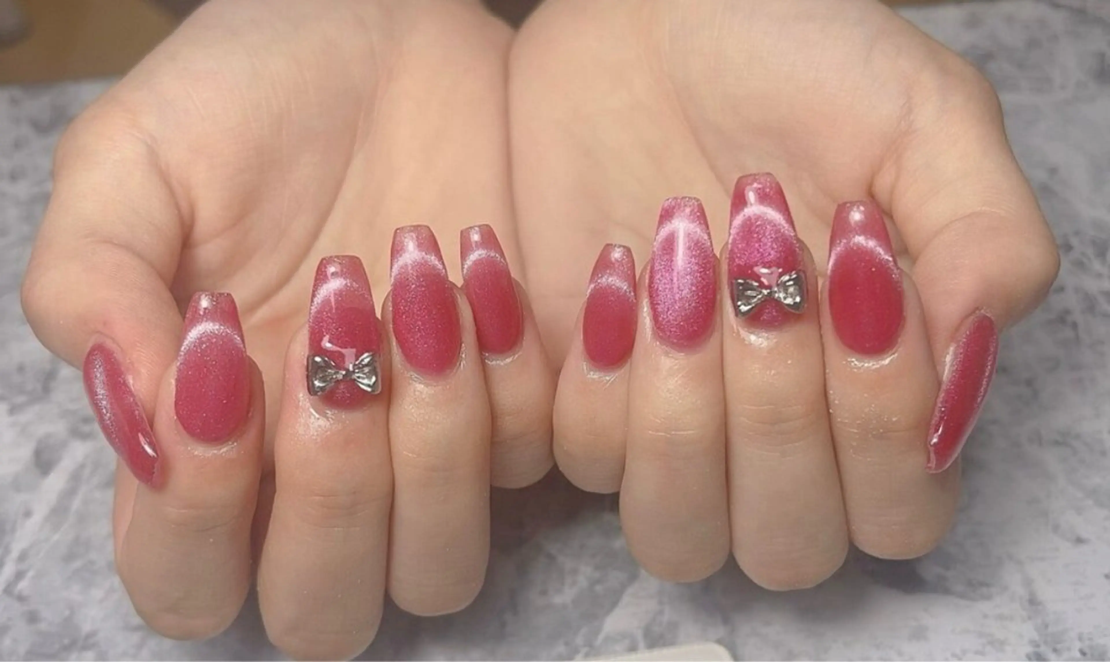 ネイル アートネイル フレンチネイル ジェルネイル グラデーション 韓国ネイル 久保田 マリコのネイルデザイン