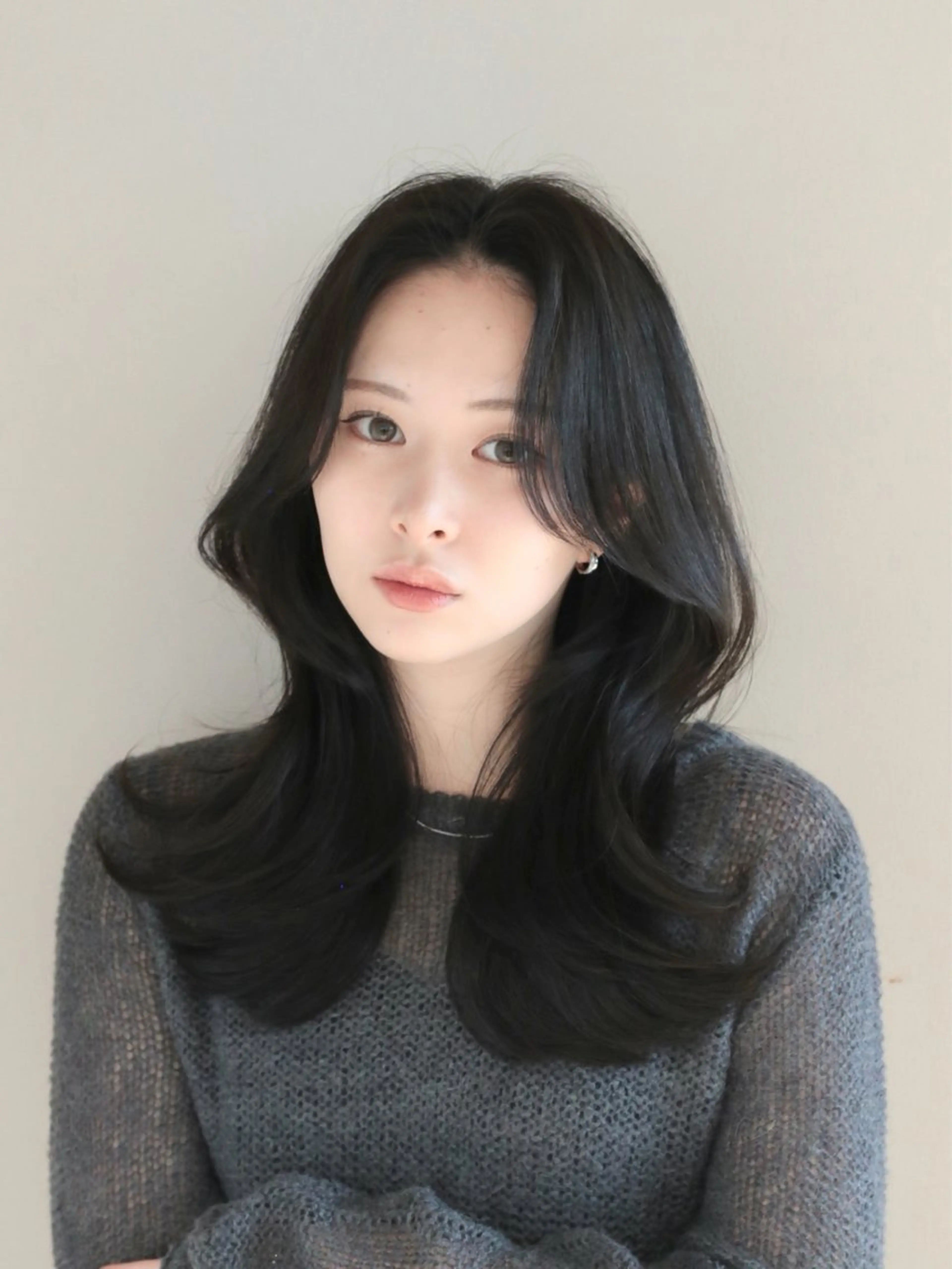 セミロング カラー レイヤーカット 似合わせカット レイヤー/顔周り /透明感🩶高橋大のヘアスタイル