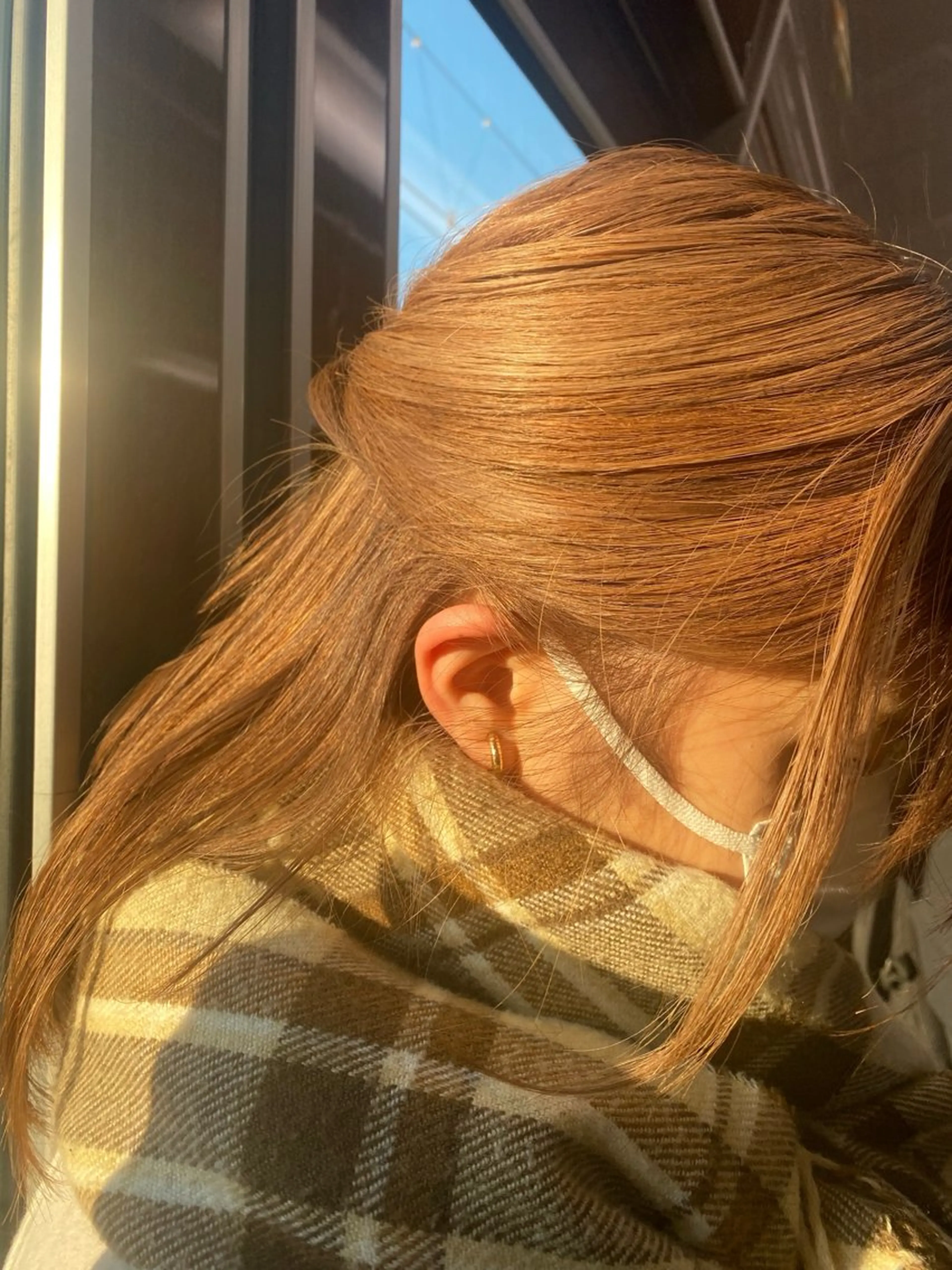 セミロング カラー ベージュカラー ブリーチ イルミナカラー 🌷 hazuki🌷のマツエク・マツパデザイン