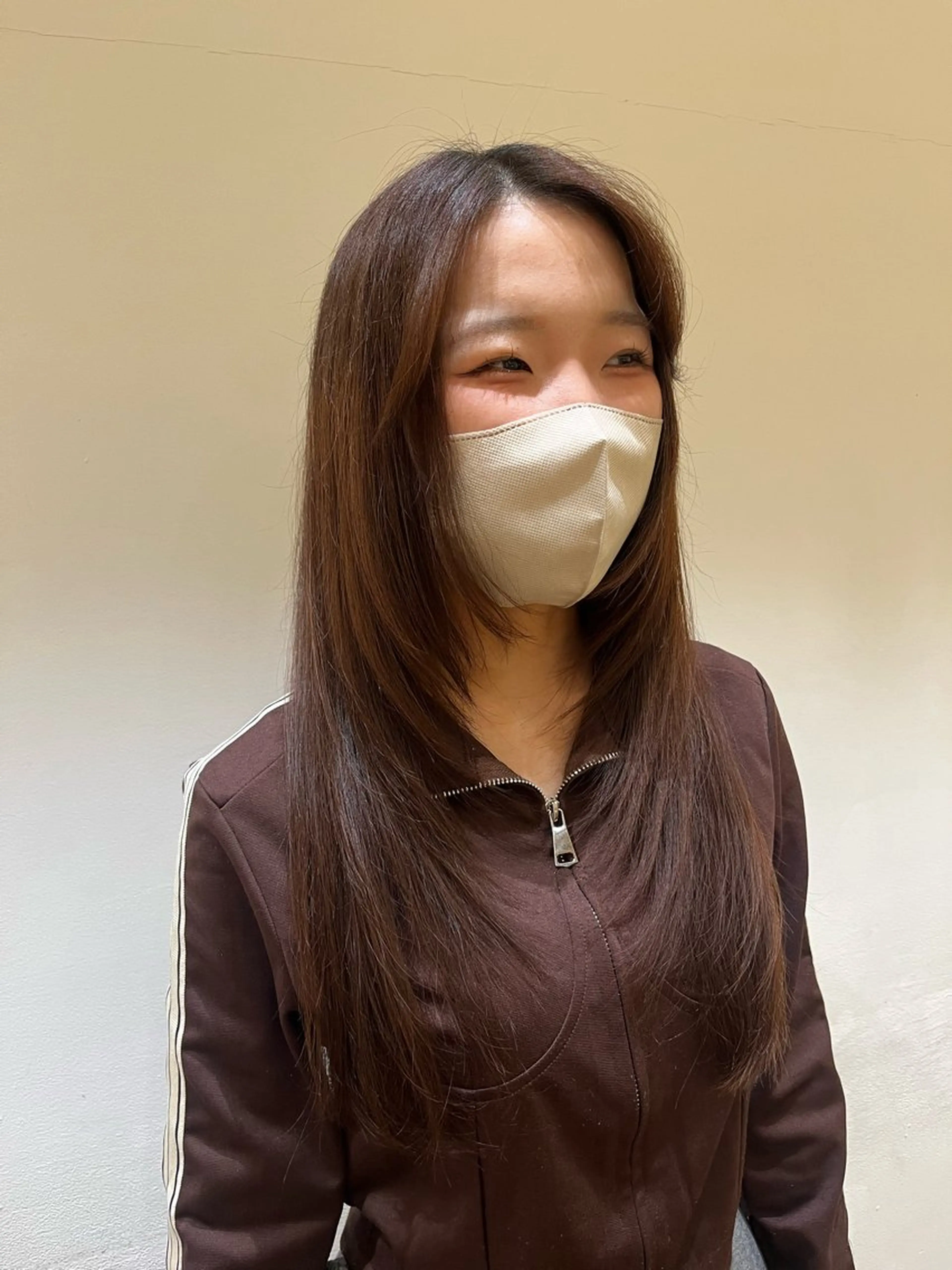 ロング ハイレイヤー レイヤーカット 暖色カラー/似合わせ カット/名古屋/辻のヘアスタイル