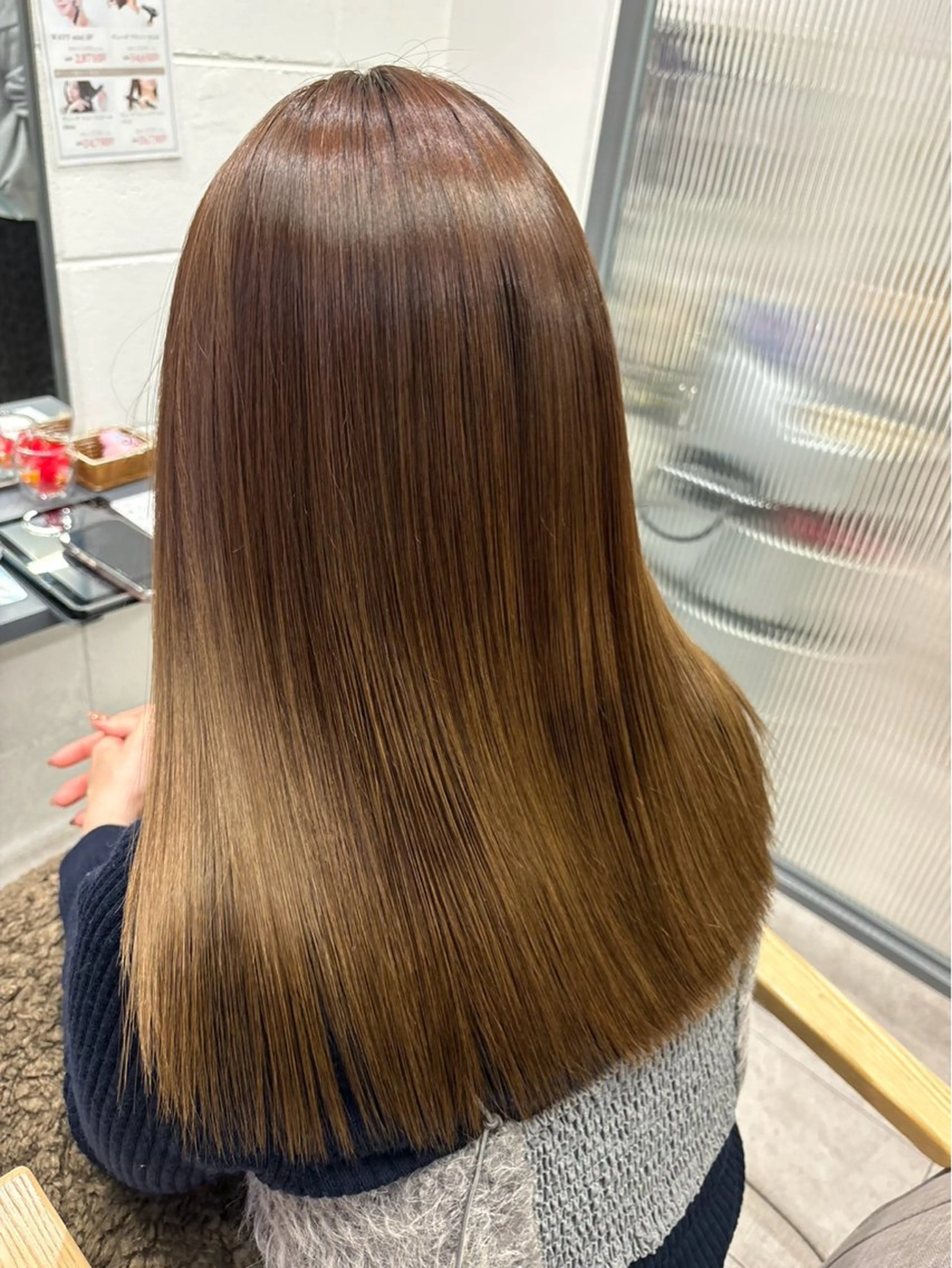 カット+髪質改善ストレートの写真