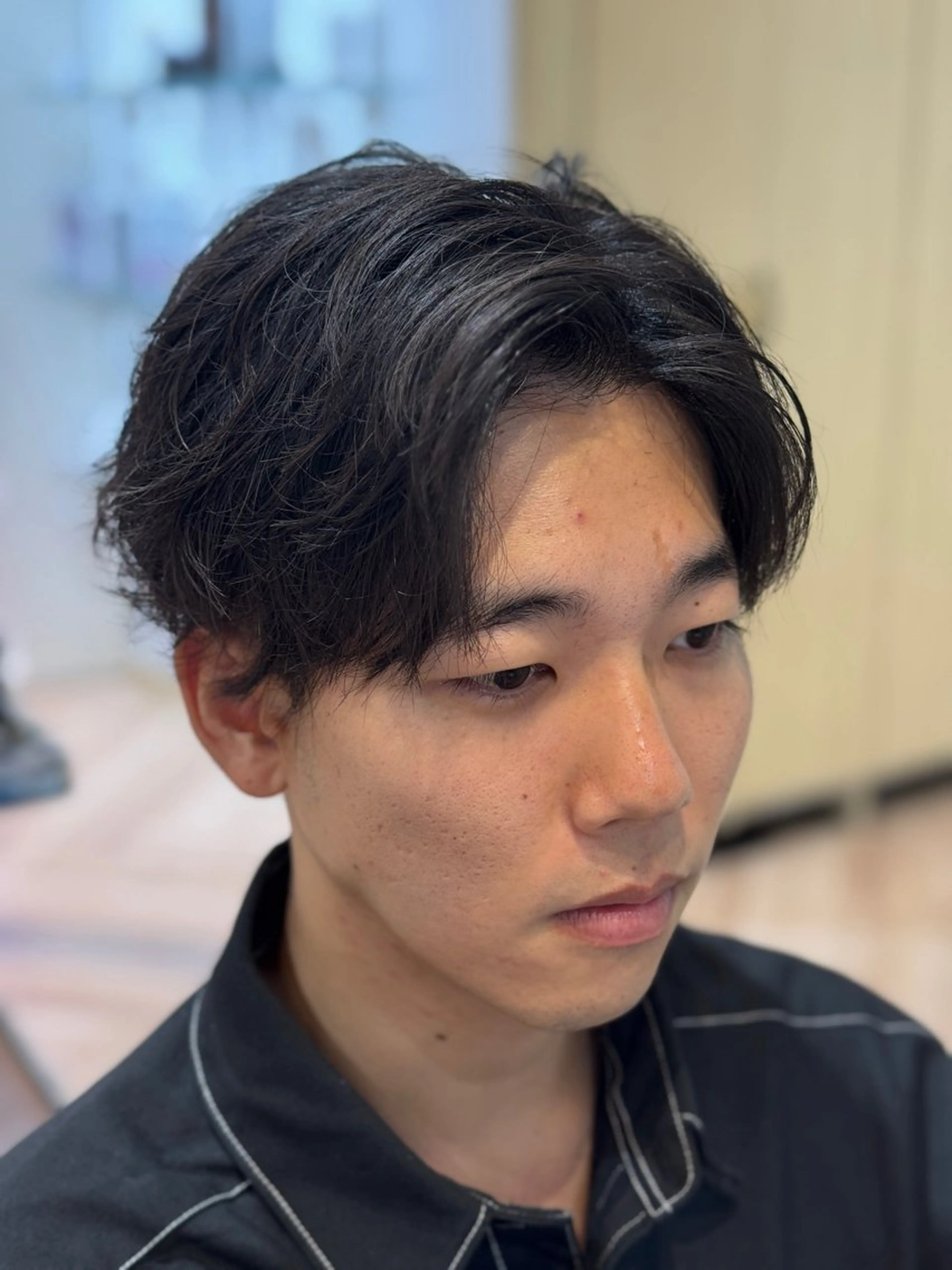 ショート メンズ メンズ特化/ センターパート/八谷のヘアスタイル