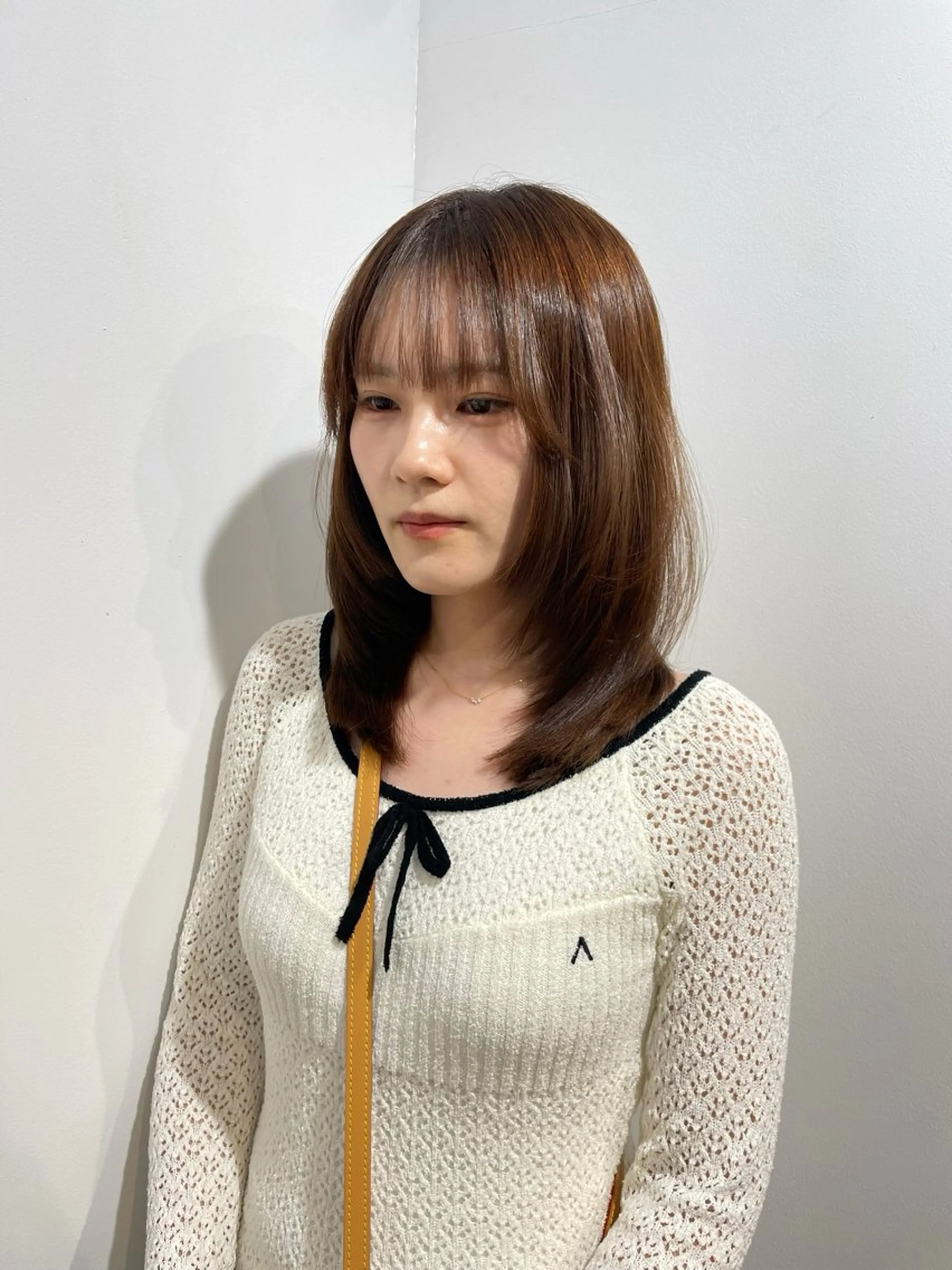 ミディアム カラー ミディアムレイヤー レイヤーカット カット ヘアカラー トリートメント 髪質改善カラー🪡✨ レイヤー/ rinaのヘアスタイル