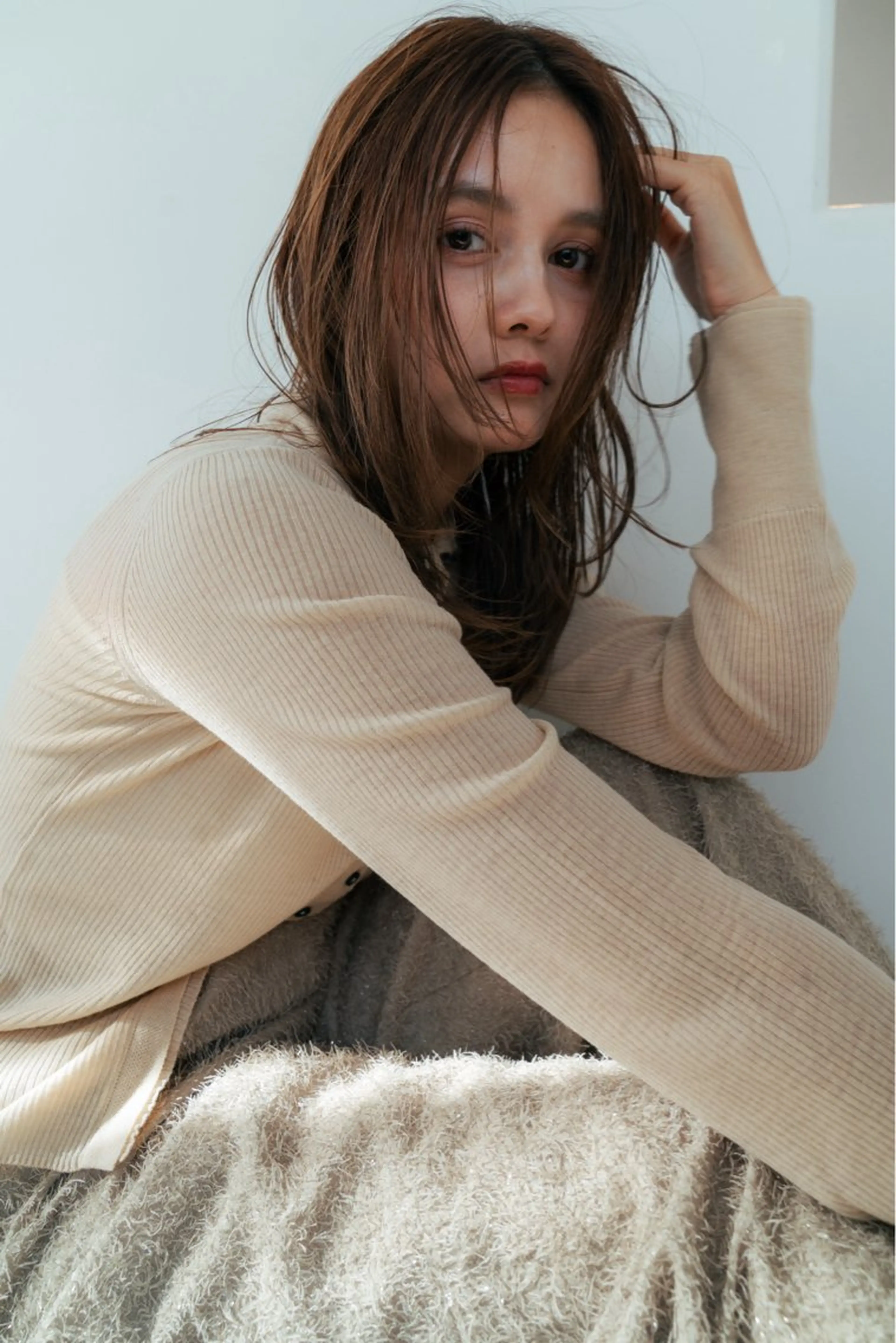 ロング カット トリートメント レディースカット🎀 NANAHAのヘアスタイル