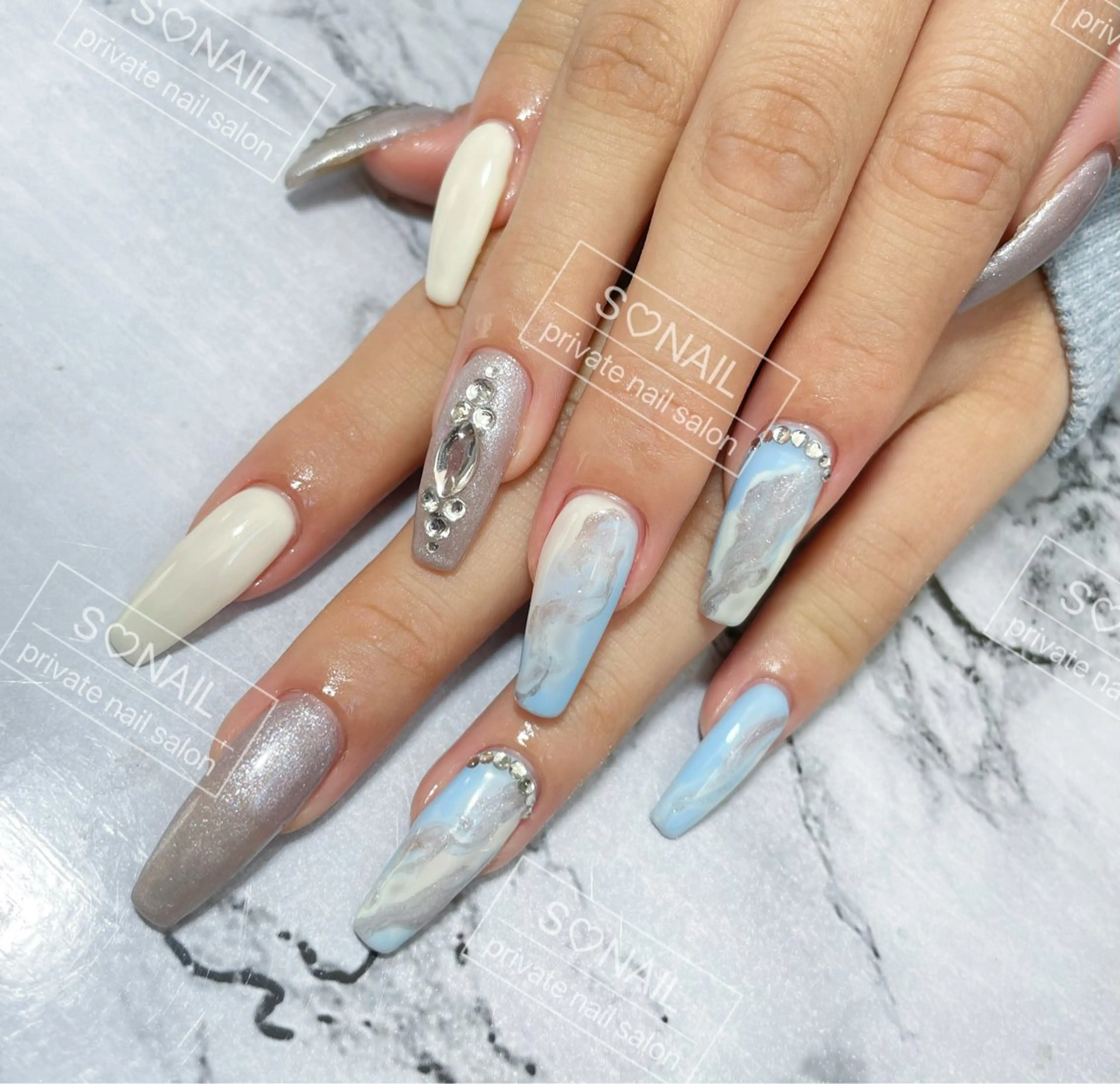 ネイル ニュアンスネイル ハンドネイル S♡NAIL所属・S.NAIL Suuのネイルデザイン