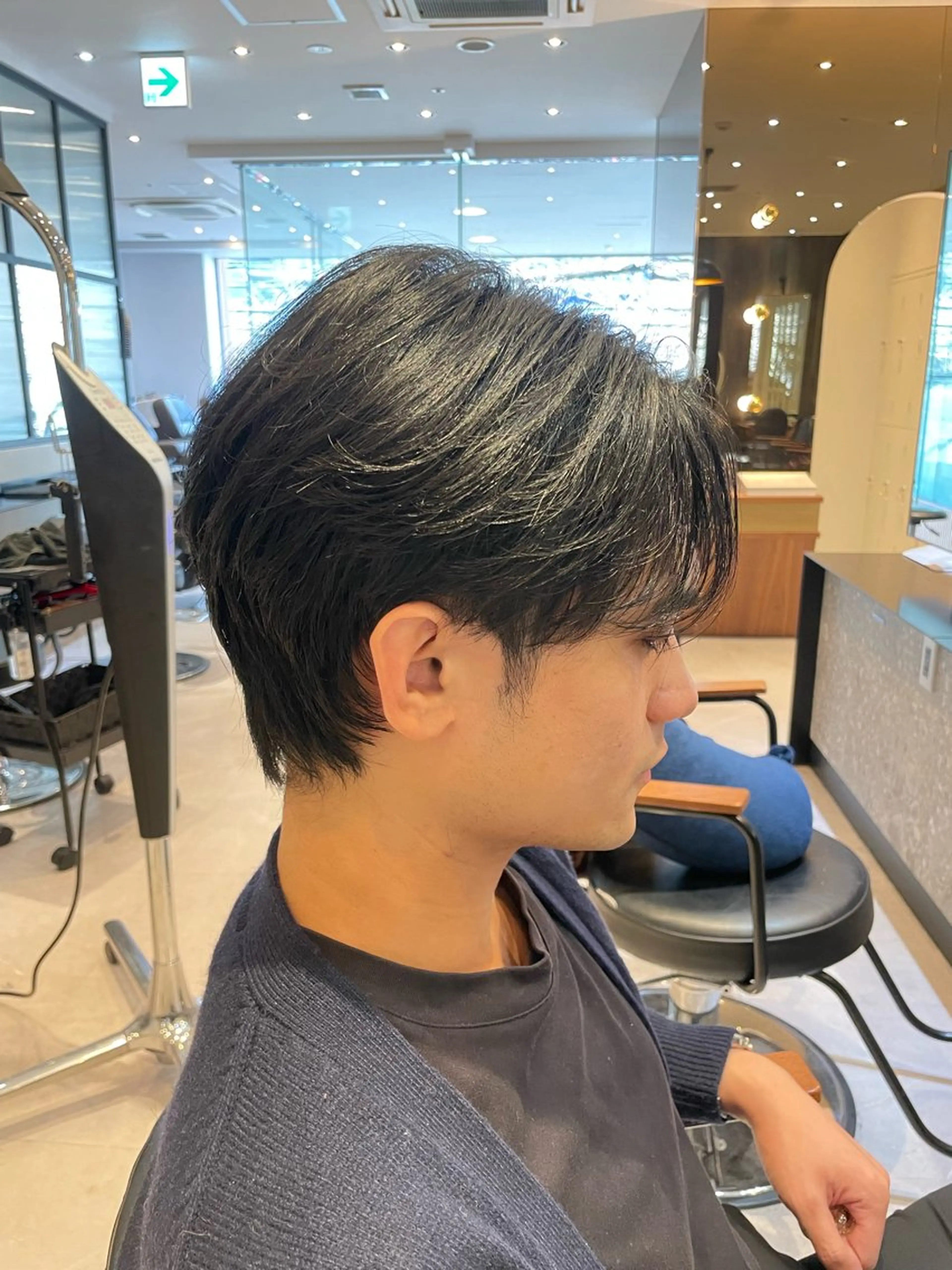 メンズ カルマパーマ メンズパーマ 韓国ヘア/そら レイヤー透明感カラーのヘアスタイル